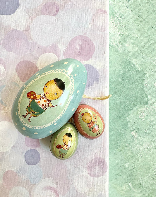 Large Easter Metal Egg - 2015