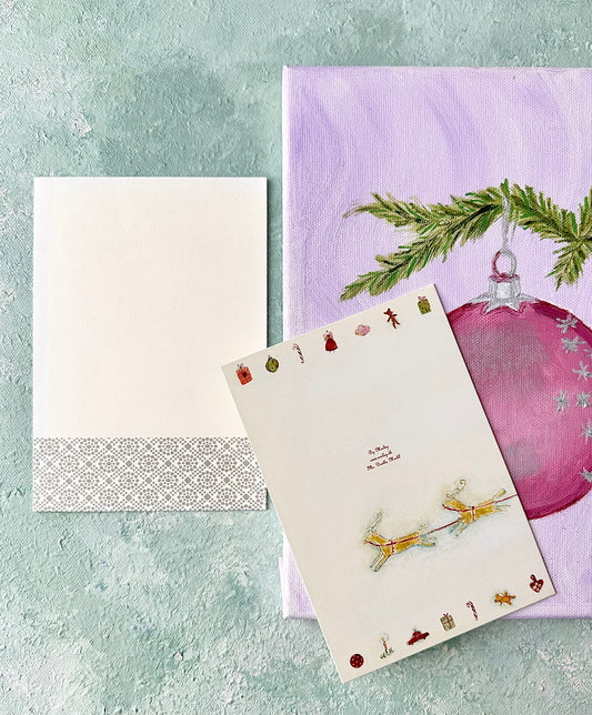 Double Christmas Card “Santa’s Sleigh” - 2005