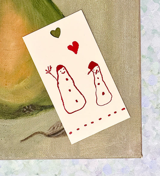 Christmas To/From Card “Snowman” - 2009