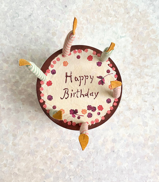 Birthday Cake with Candles - 2016