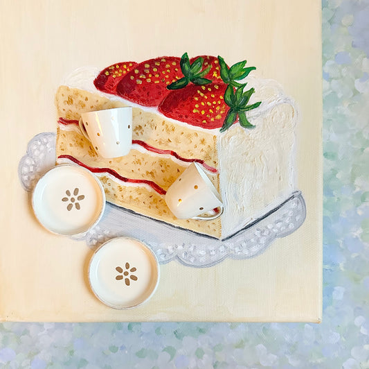 Cakes with Tableware - Porcelain