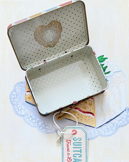 Suitcase/tin - Harlequin