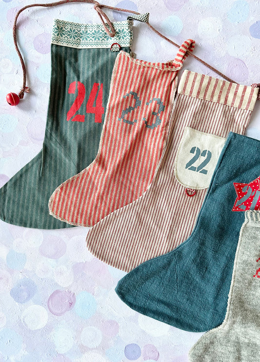 Large Stocking Advent Calendar - 2014