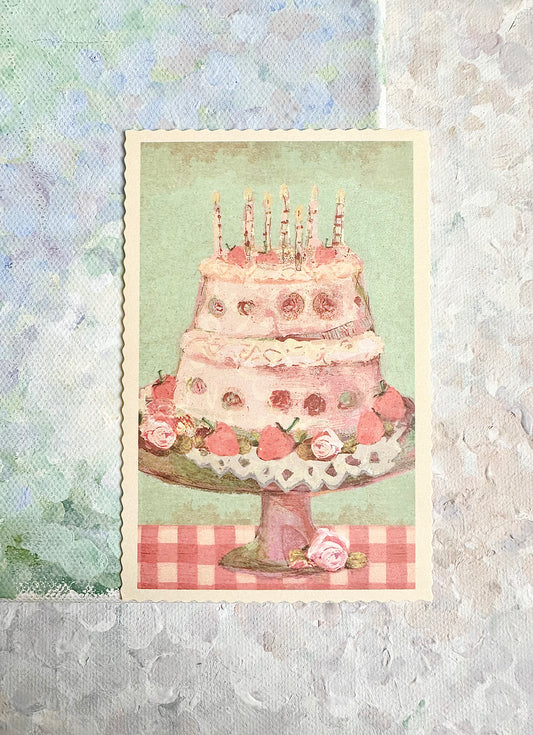 Small Card "Birthday Cake" - 2007