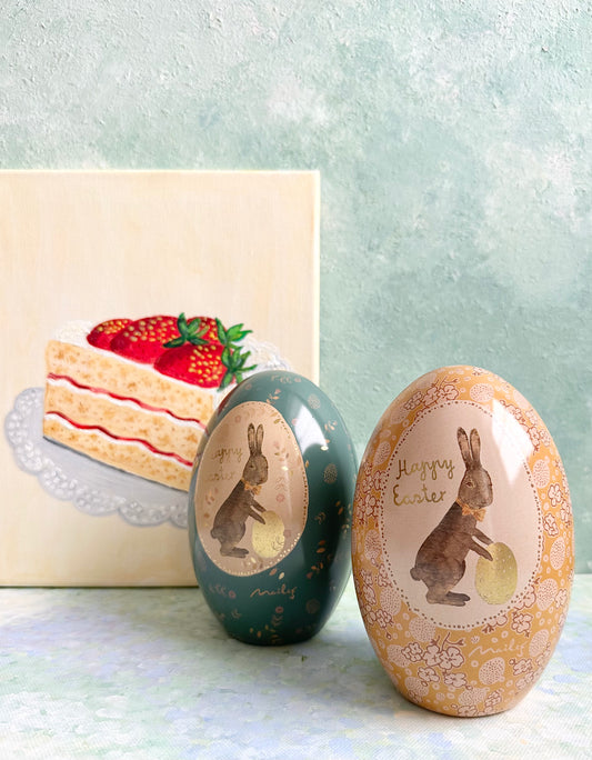 Large Easter Metal Egg - 2017