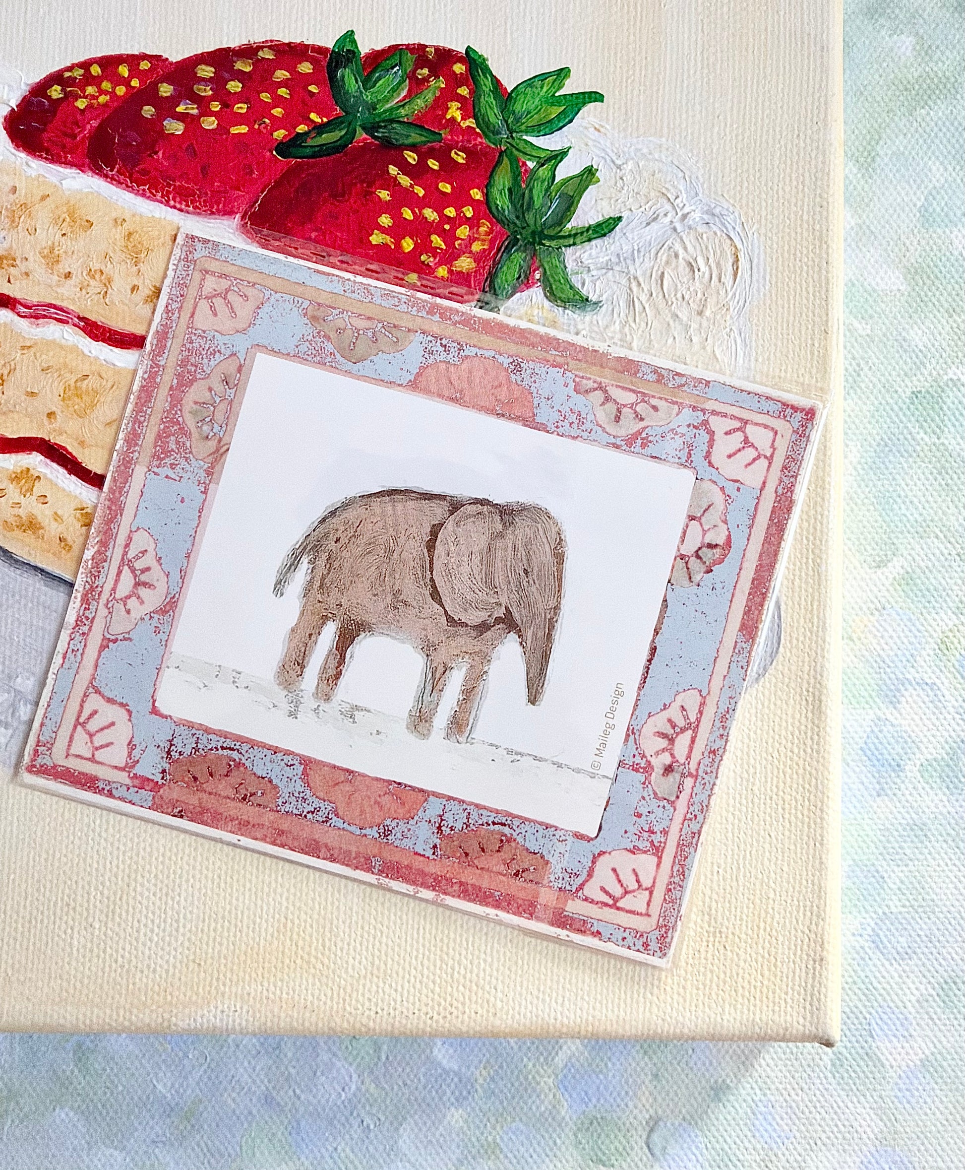 Card ”Elephant” - 2001