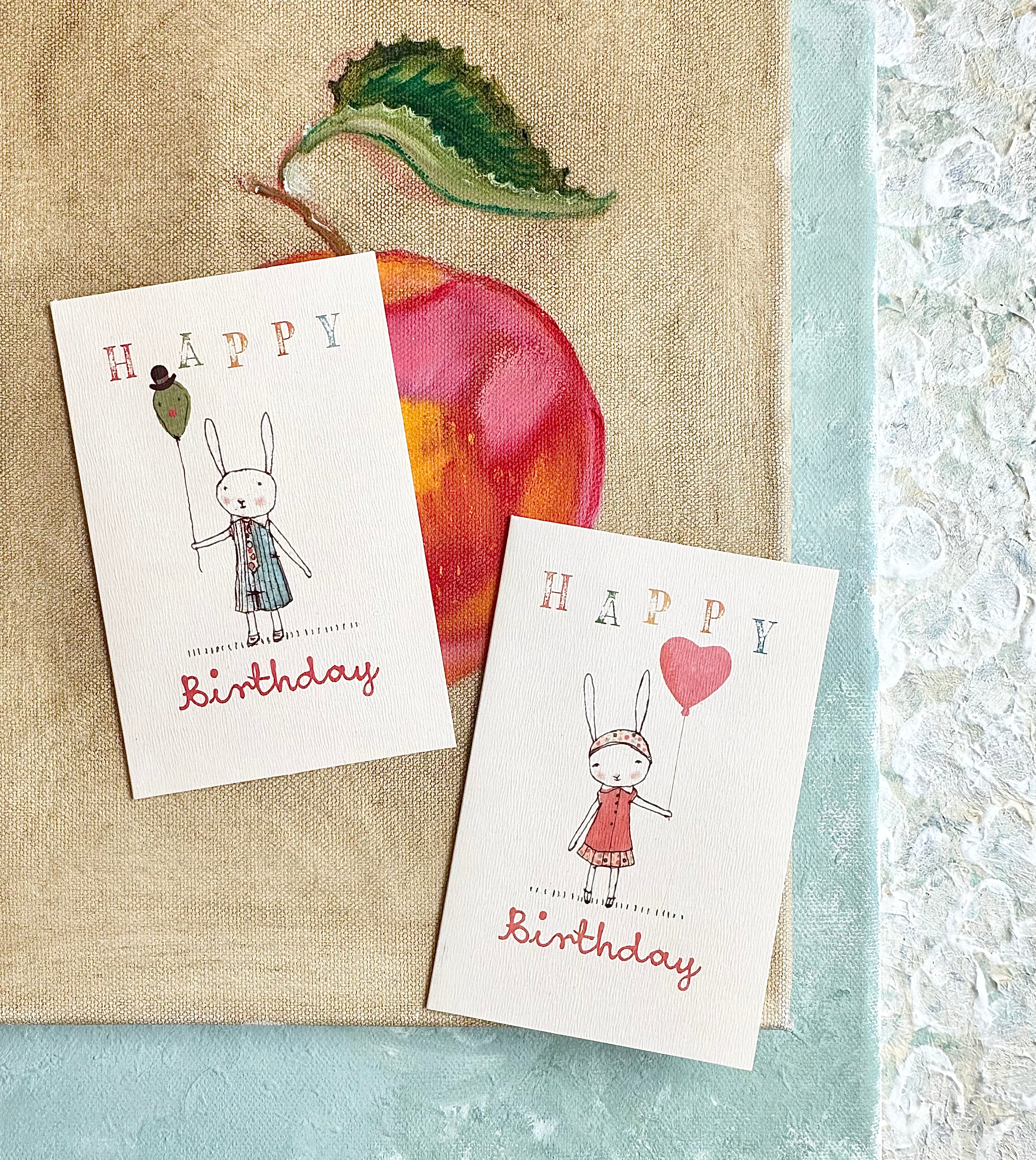 Small Double Card “Bunny Birthday” - 2011