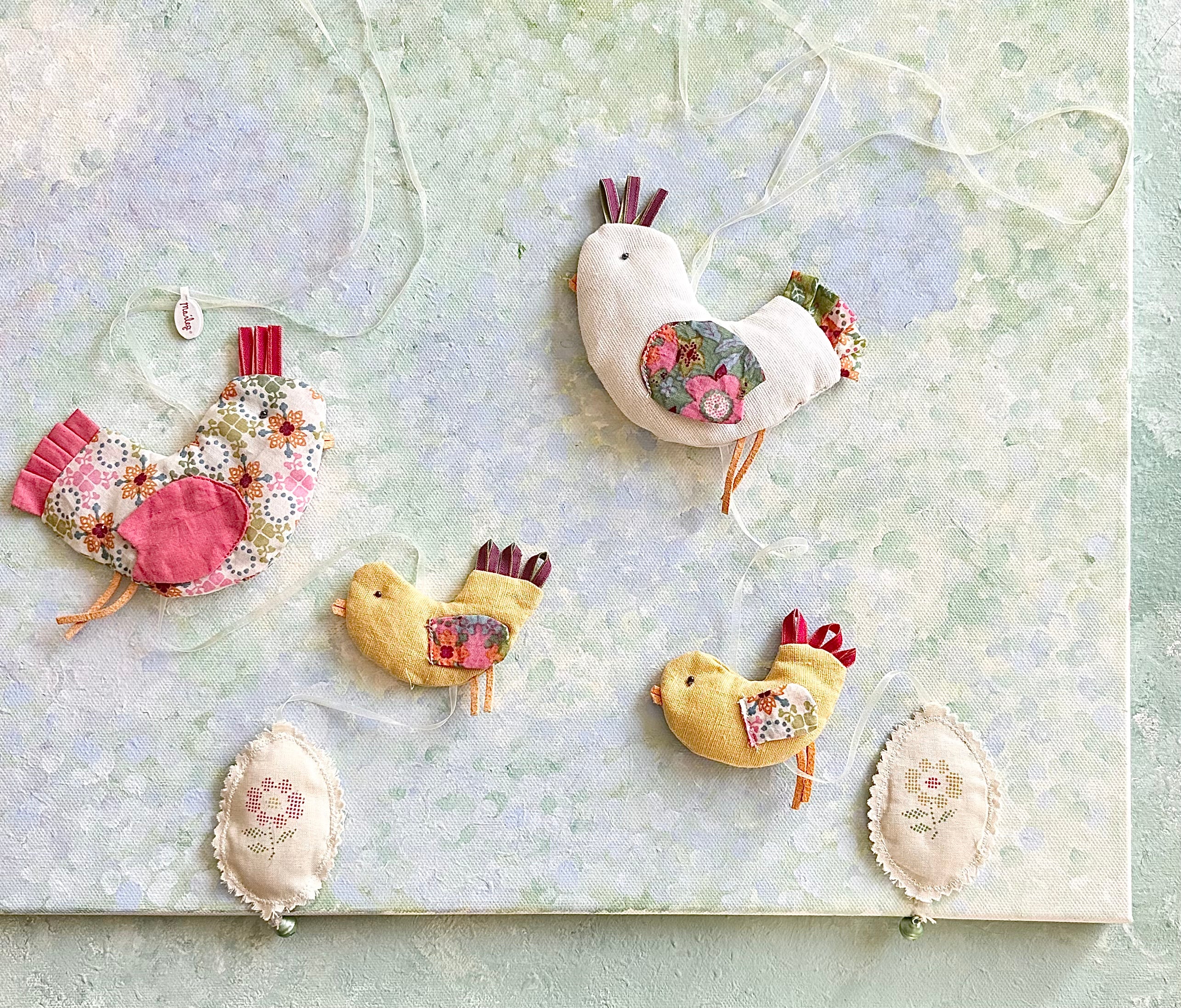 Easter Ornament Bird String - 2011