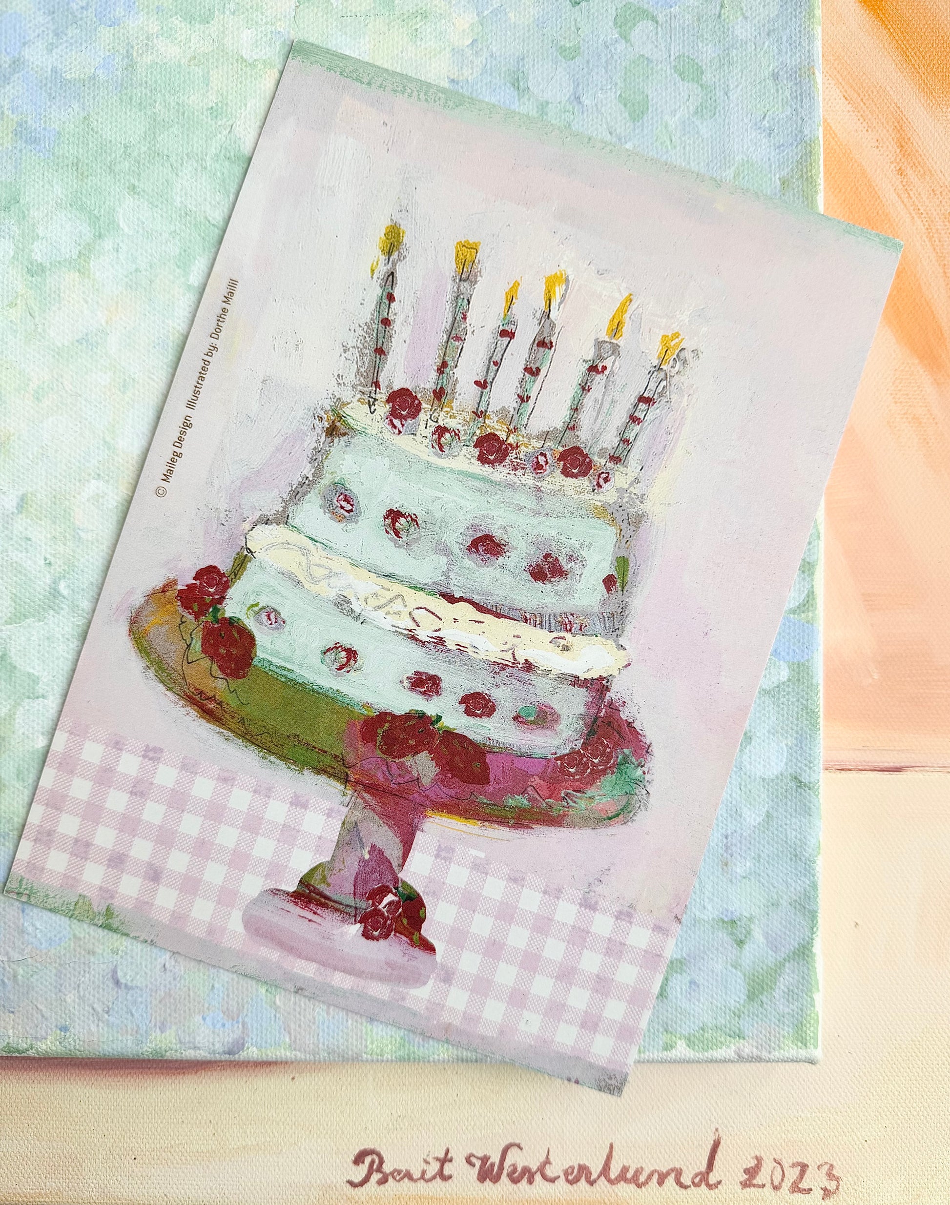 Birthday Card ”Cake” - 2001