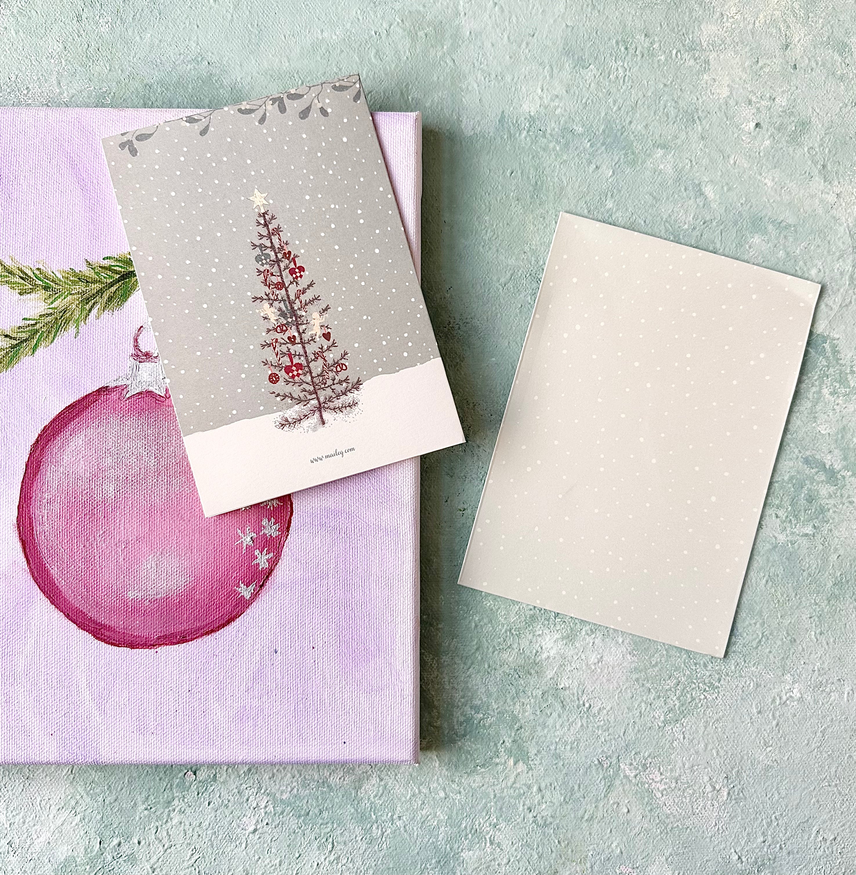 Double Christmas Card “Pixy Kiss” - 2007