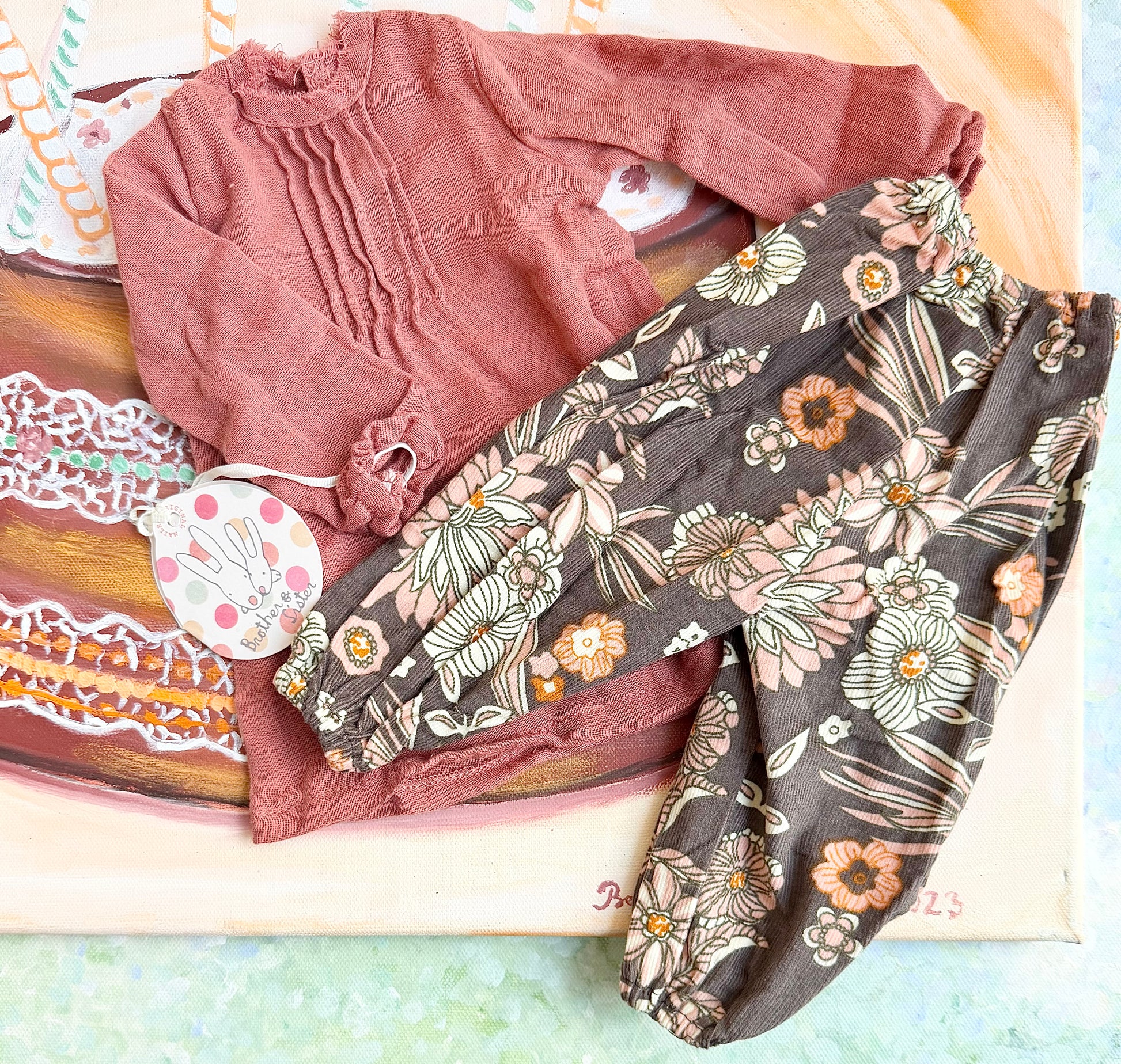 Brother & Sister: Maxi Tunic & Pants Set - 2013