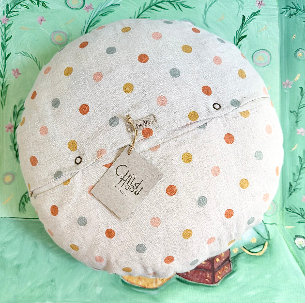 Round Polka Cushion - 2021