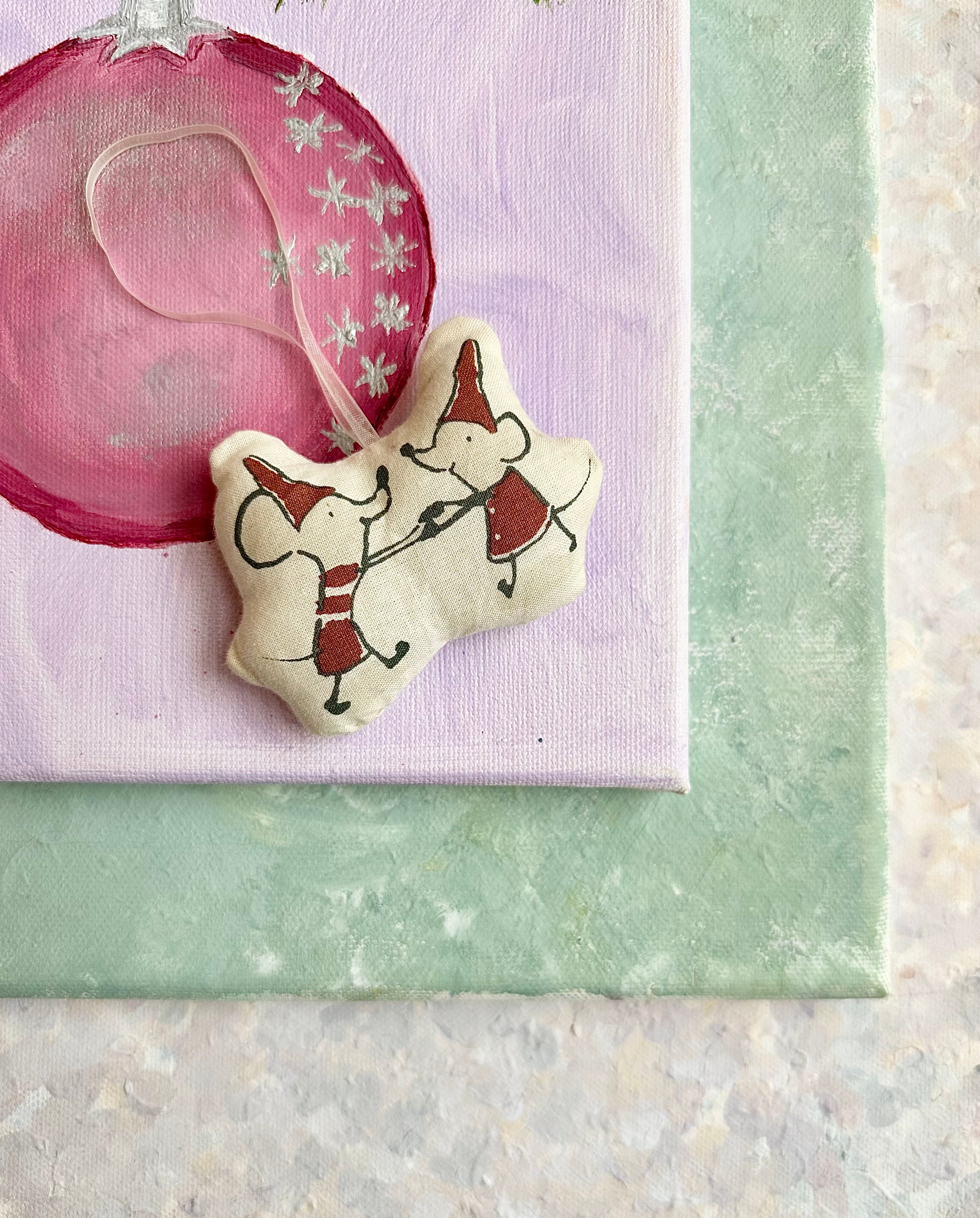 Printed Christmas Animal Ornament - 2010