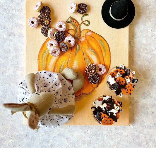 Pair of Halloween Donuts