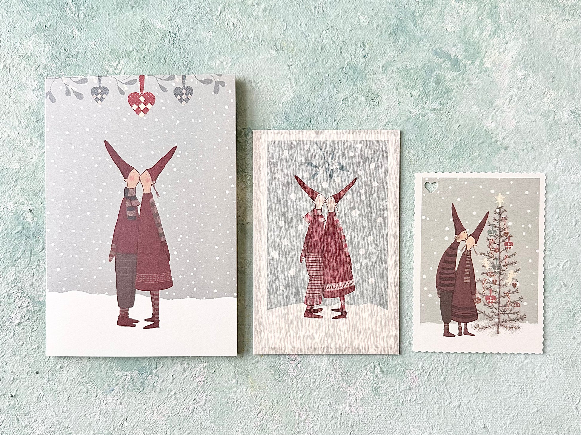 Double Christmas Card “Dancing Mice” - 2012