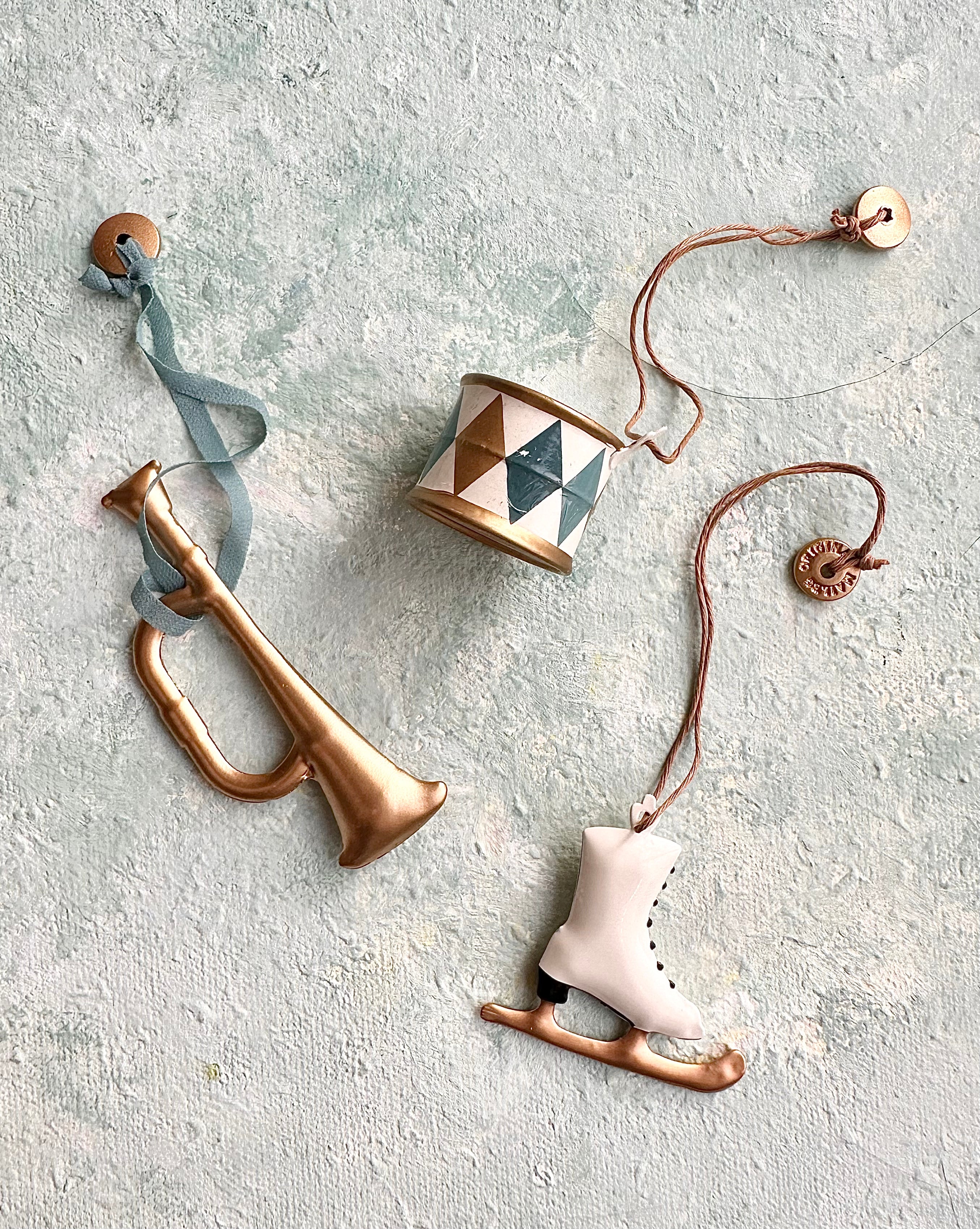 Christmas Metal Ornament in Box - 2016