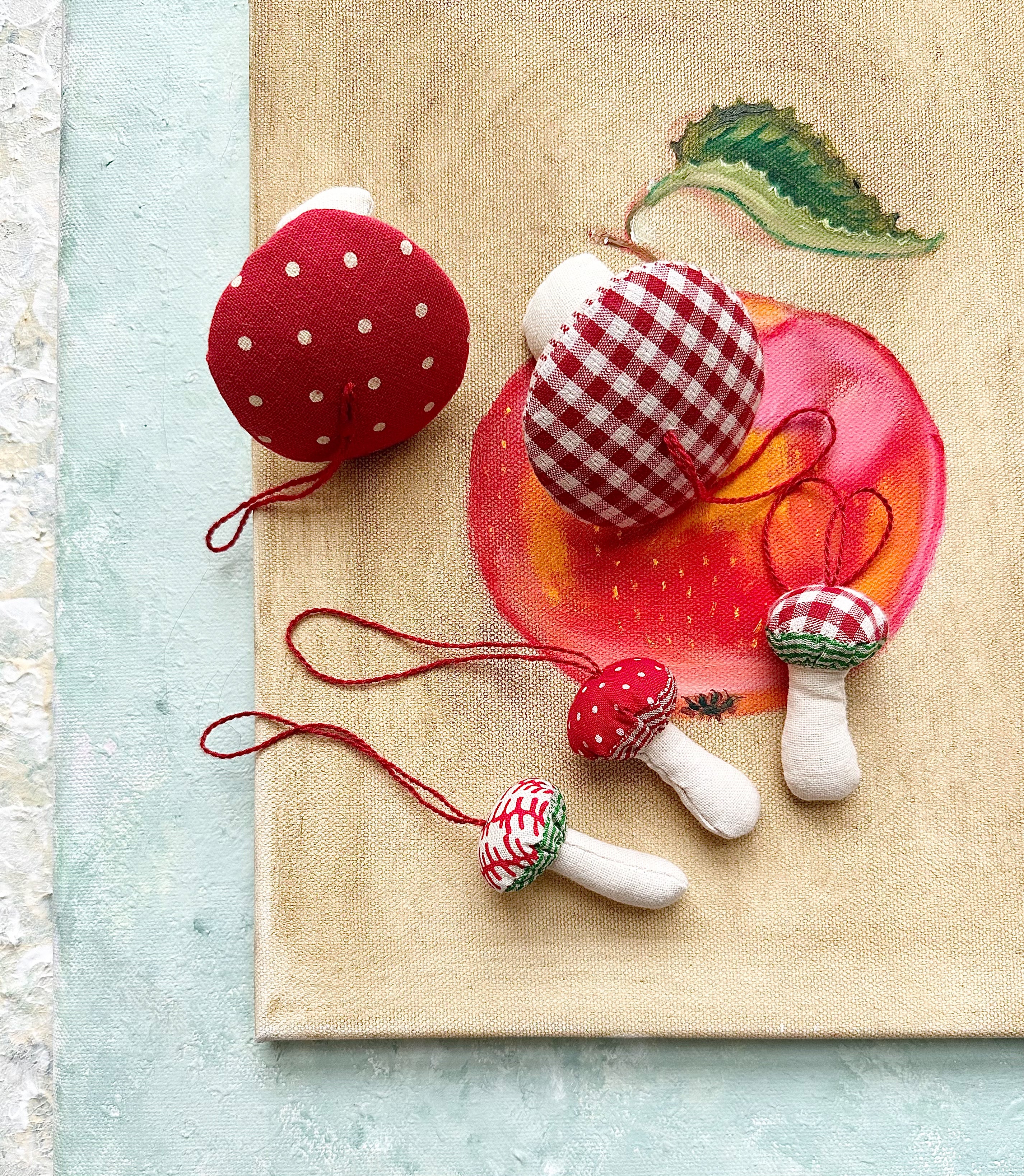 Christmas Ornament Small Mushroom - 2009