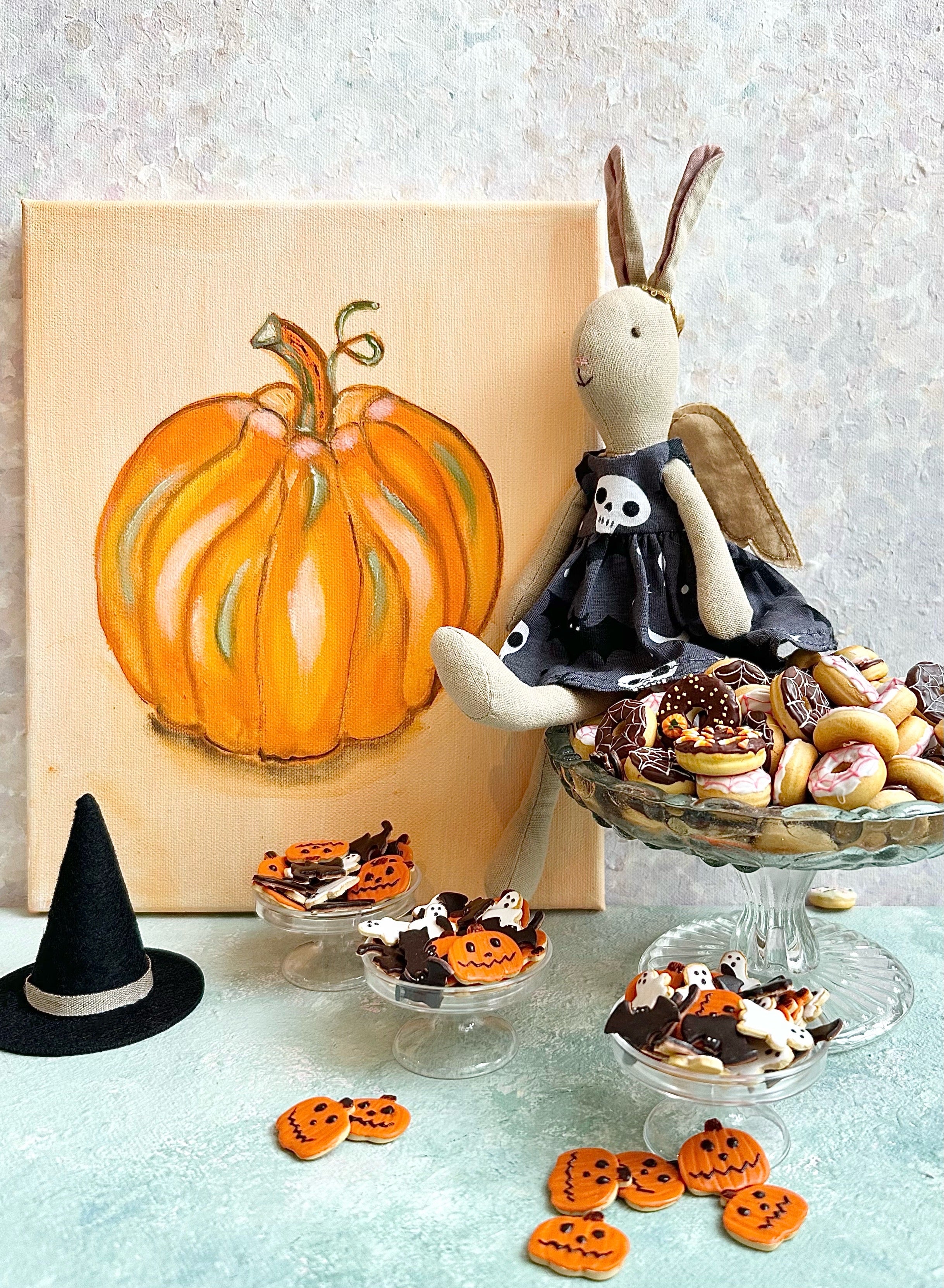 Pair of Halloween Donuts