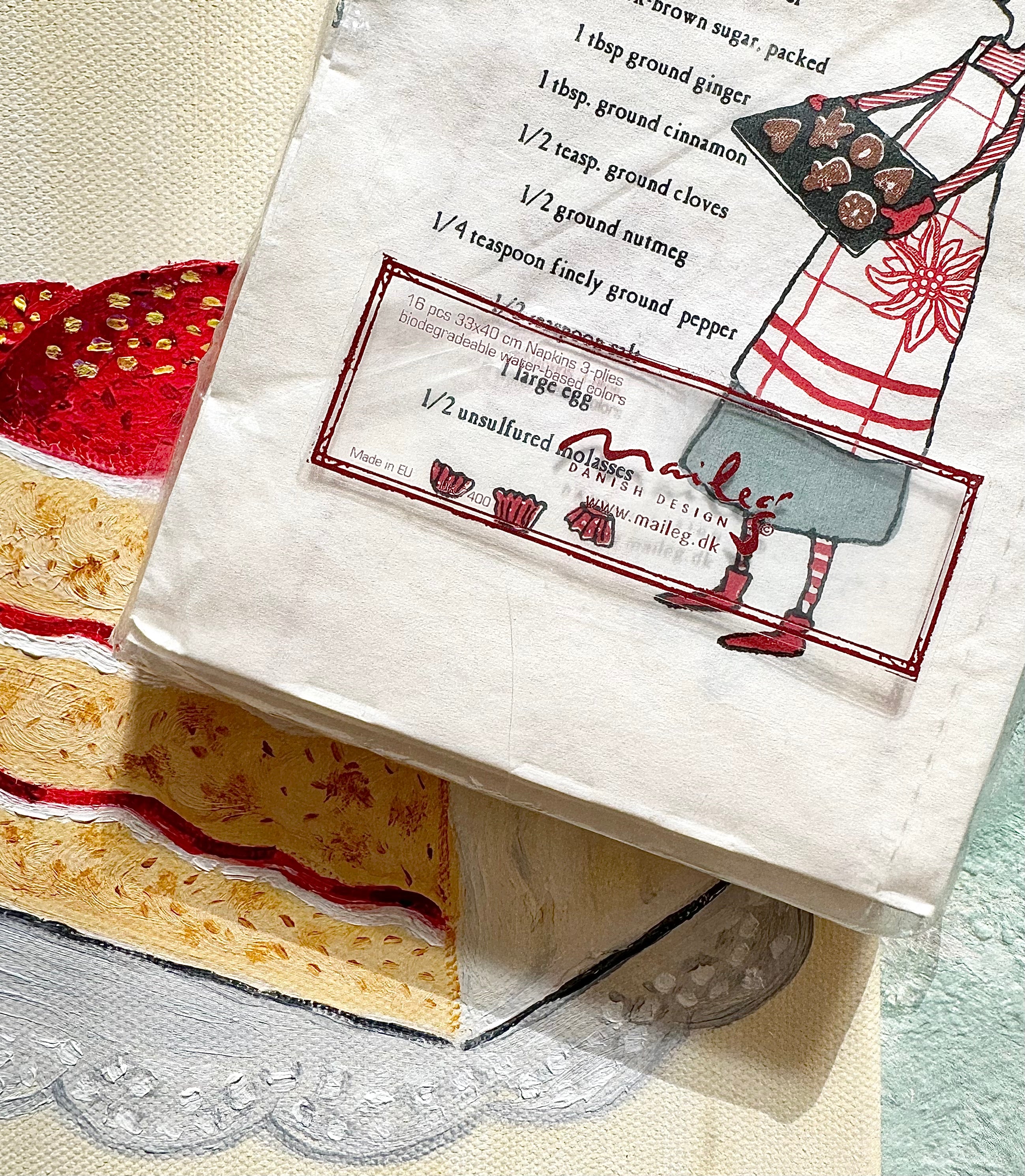 Christmas Napkins: “Pixy” - 2010