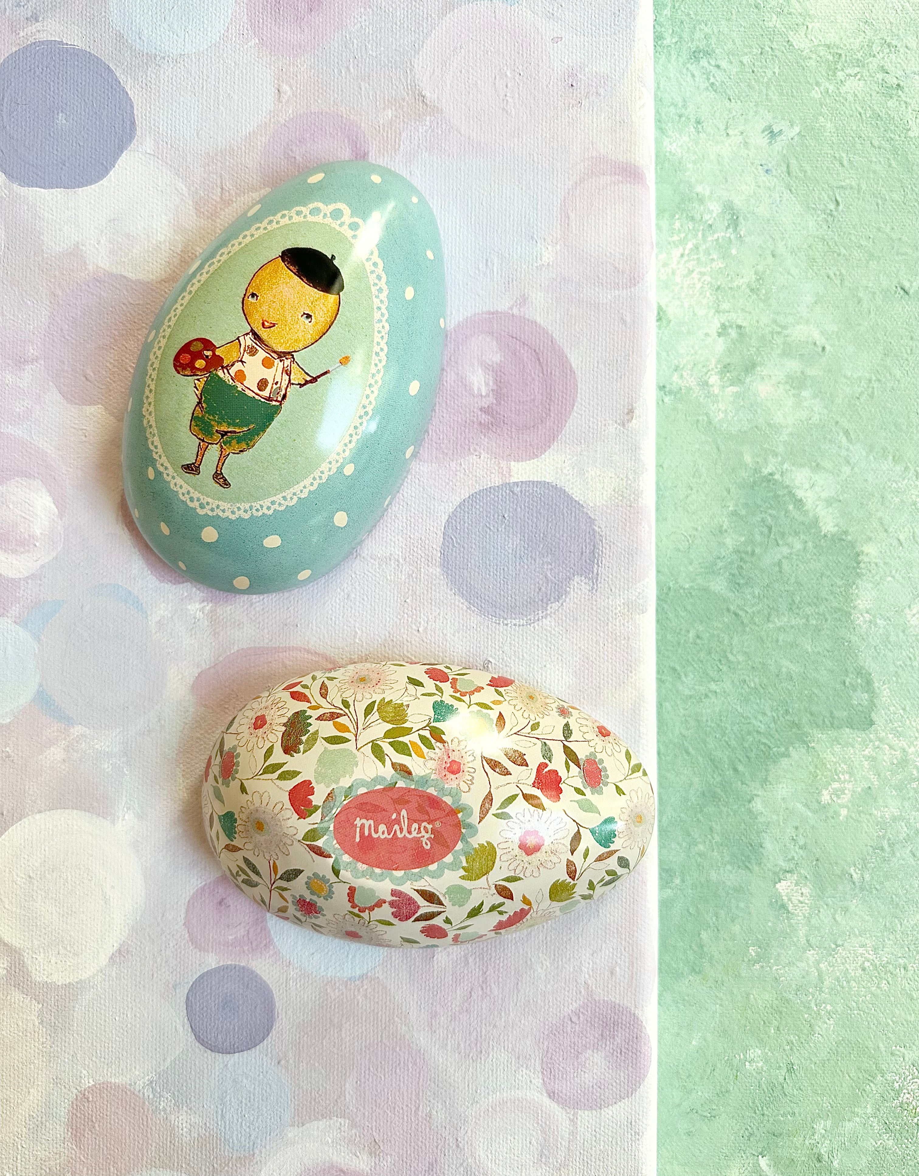 Large Easter Metal Egg - 2015