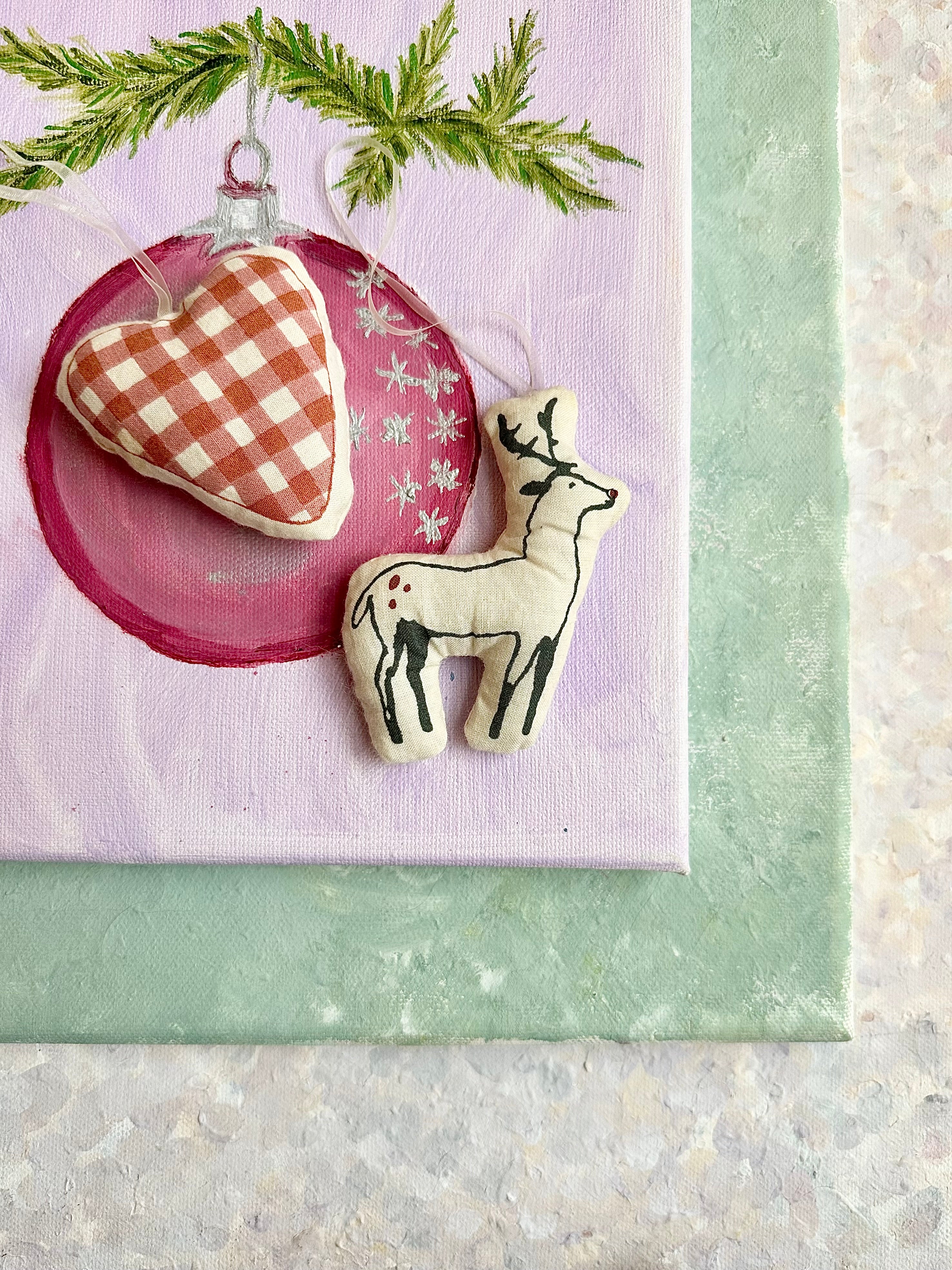 Printed Christmas Animal Ornament - 2010