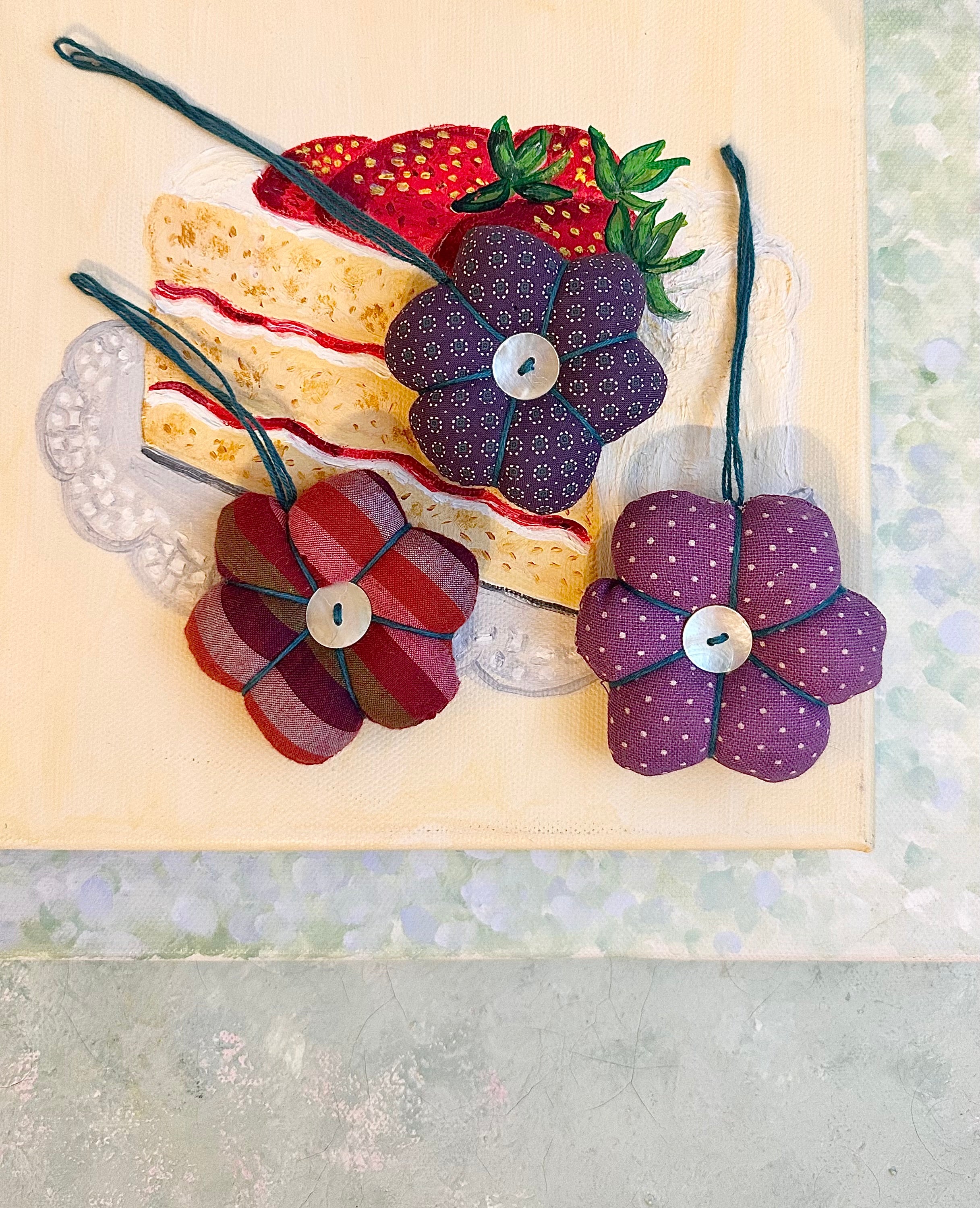 Christmas Ornament Flower - 2010