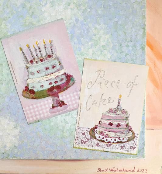 Birthday Card ”Piece of Cake” - 2001