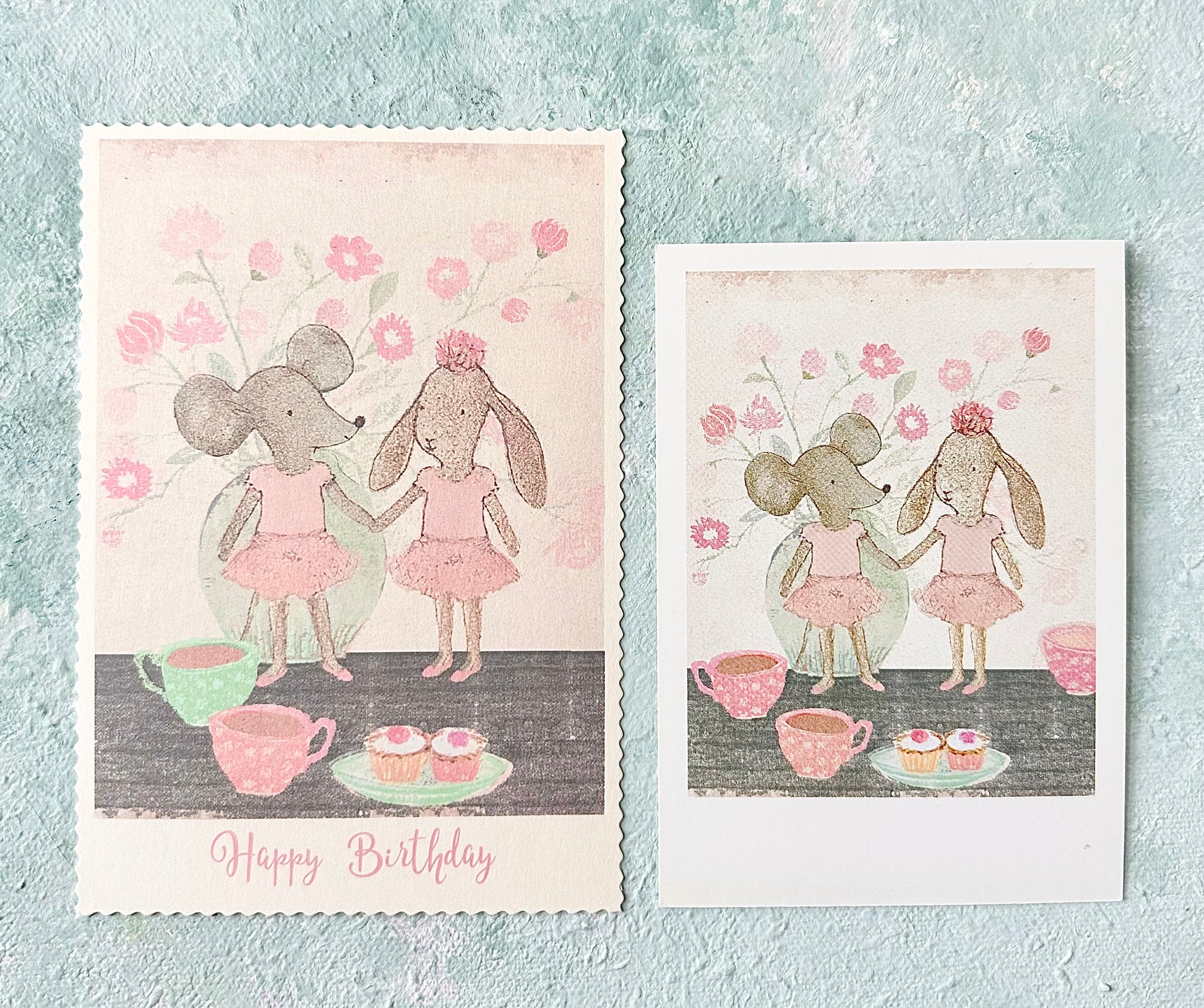 Small Birthday Card “Ballerinas” - 2018
