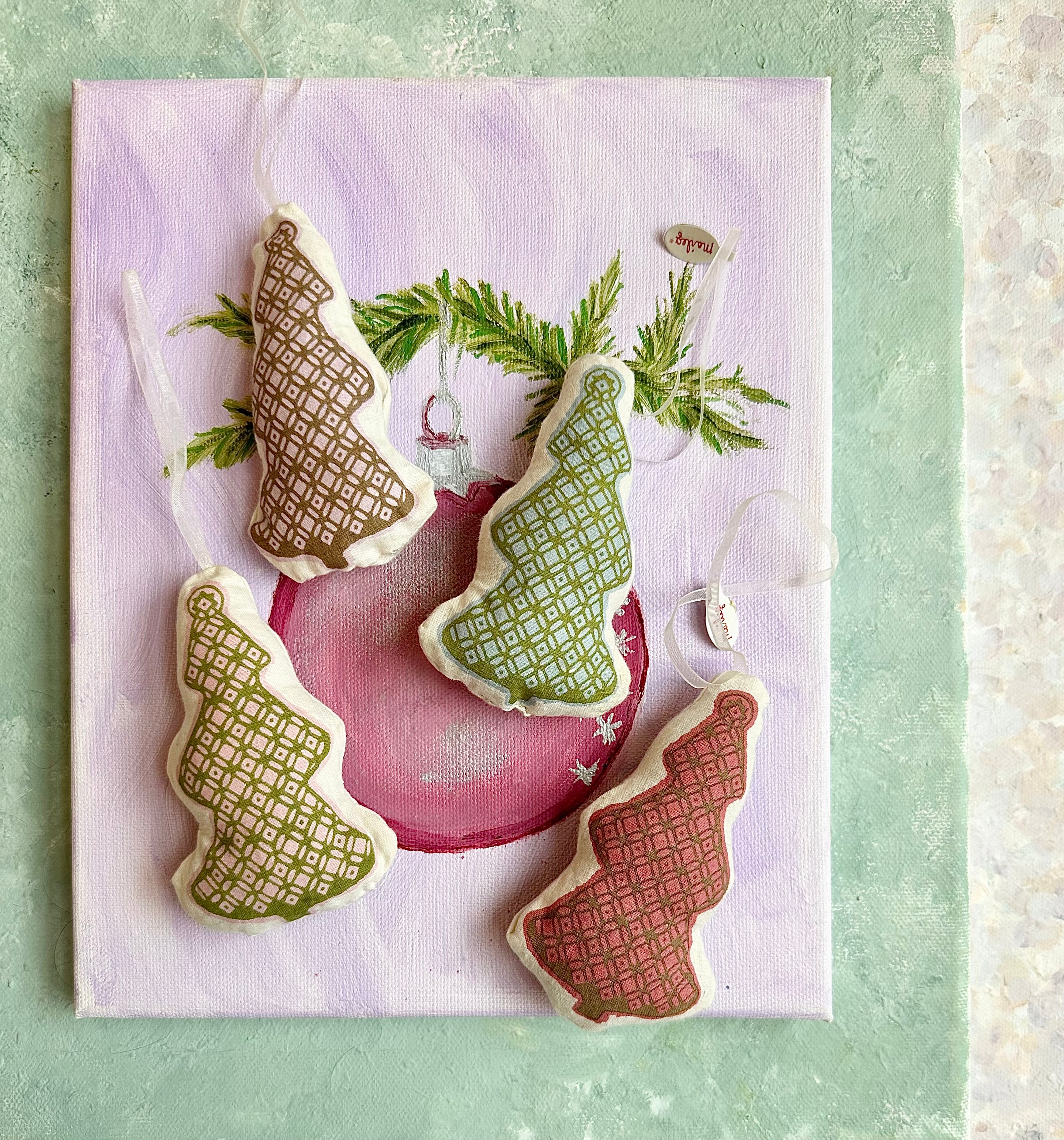 Printed Christmas Tree Ornament - 2010