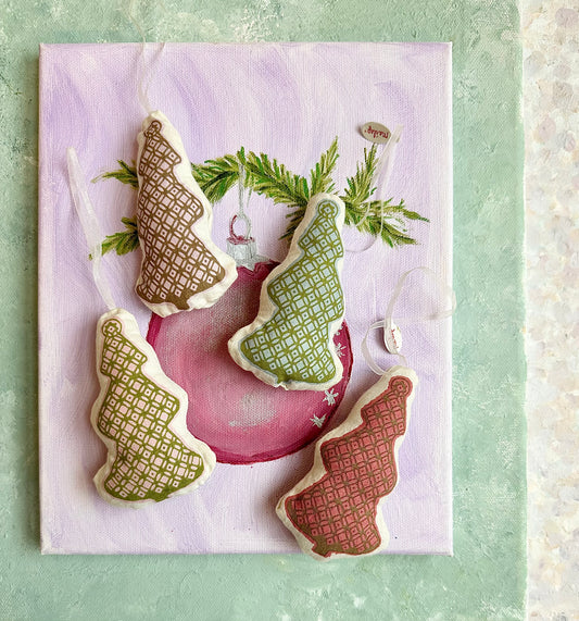 Printed Christmas Tree Ornament - 2010