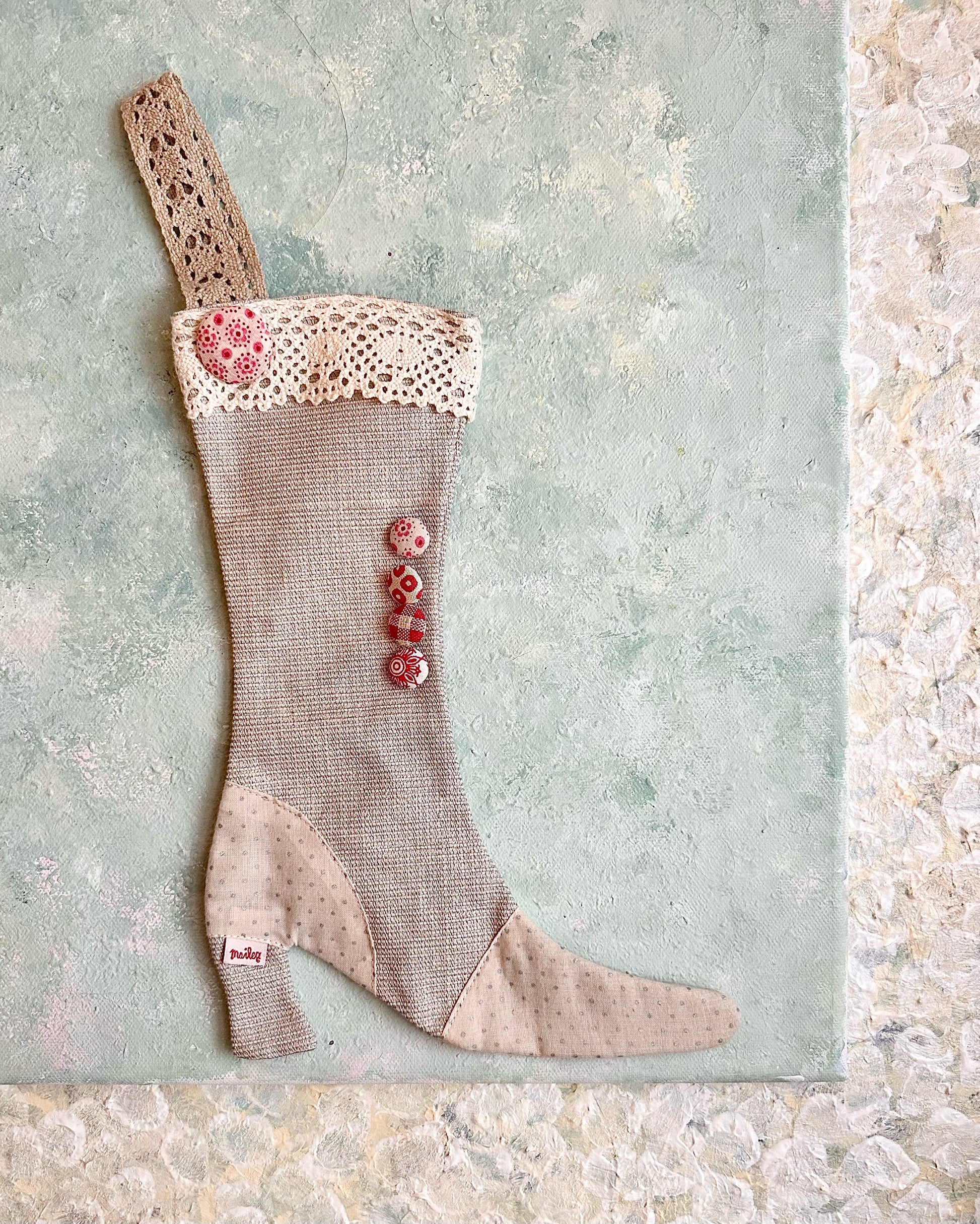 Small Christmas Sock Boot - 2009