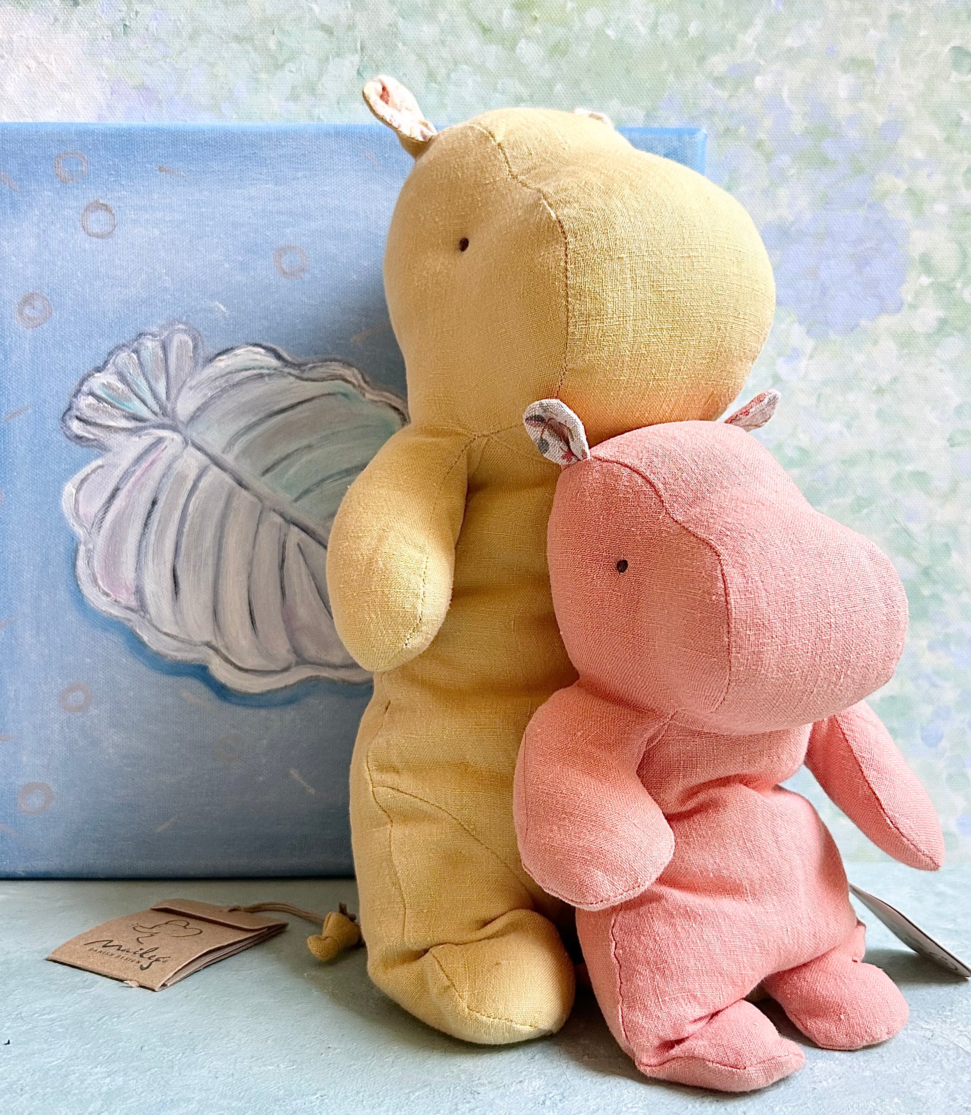 Safari Friends: Medium Hippo (Lime Yellow) - 2019