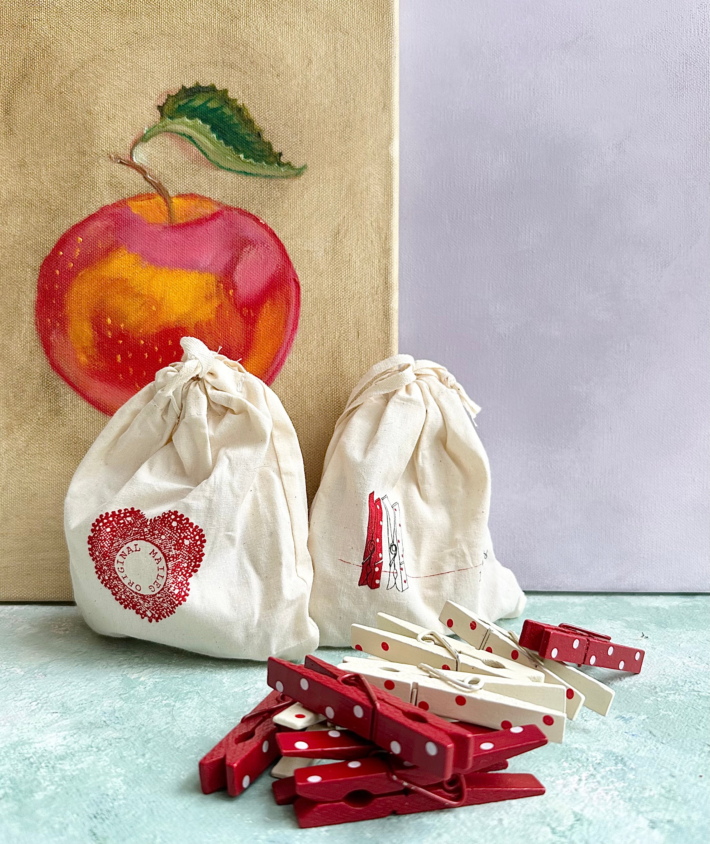 Christmas Pegs in a Bag - 2012