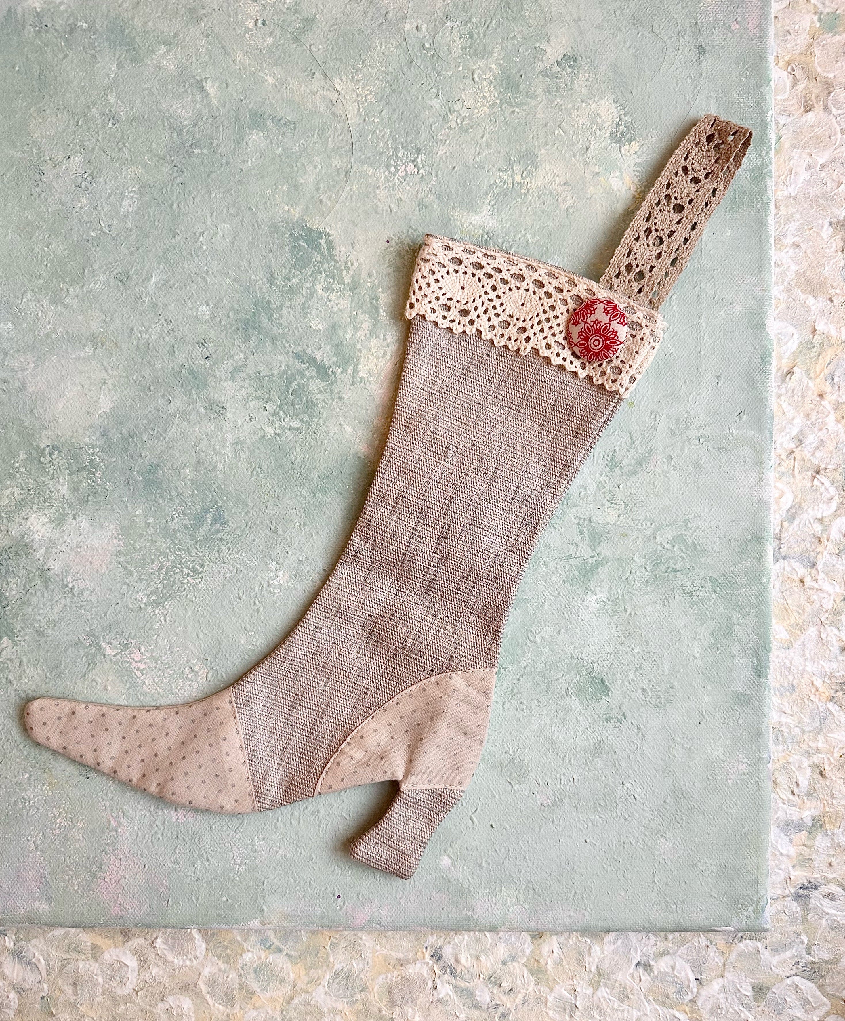 Small Christmas Sock Boot - 2009