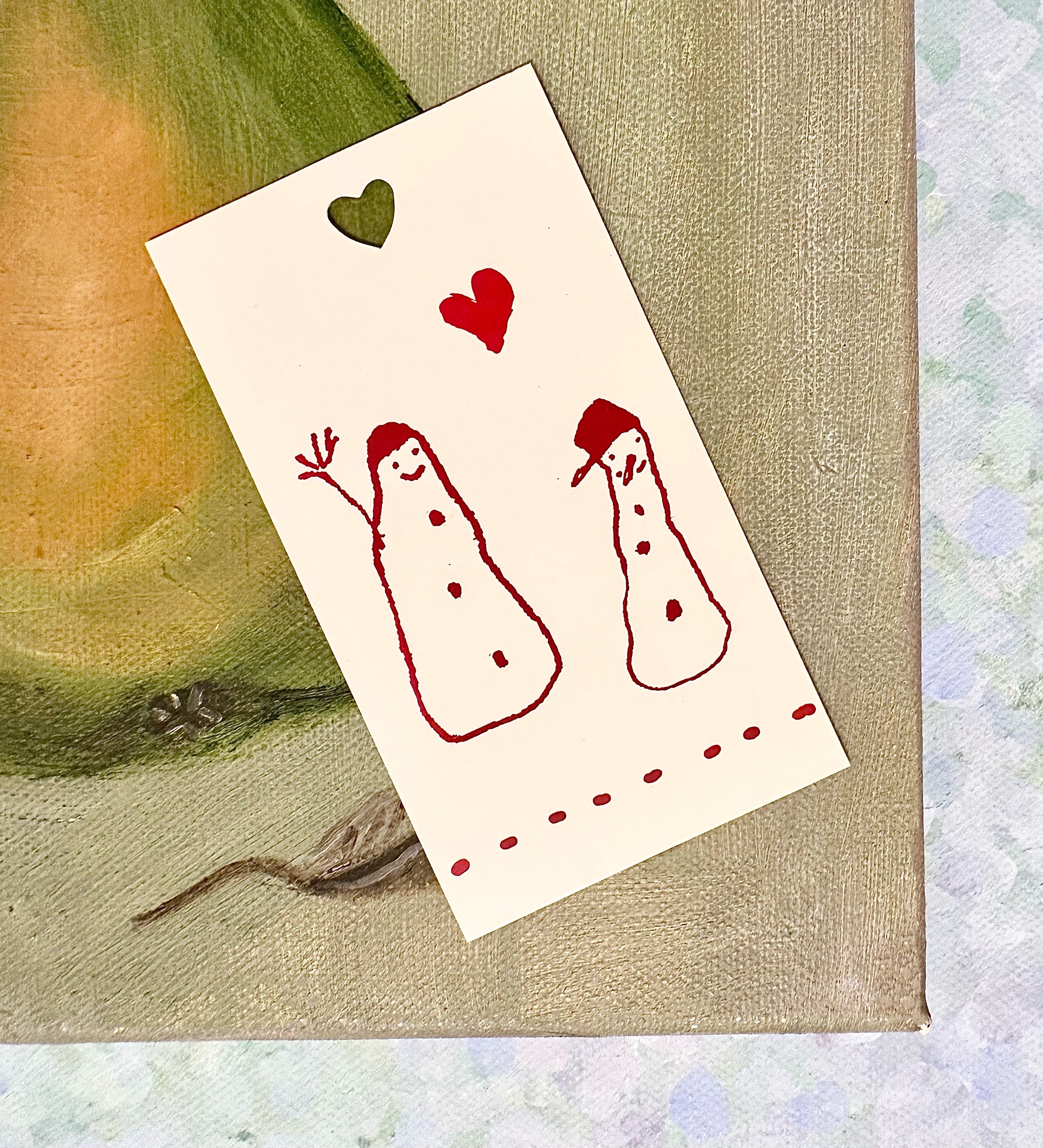 Christmas To/From Card “Snowman” - 2009