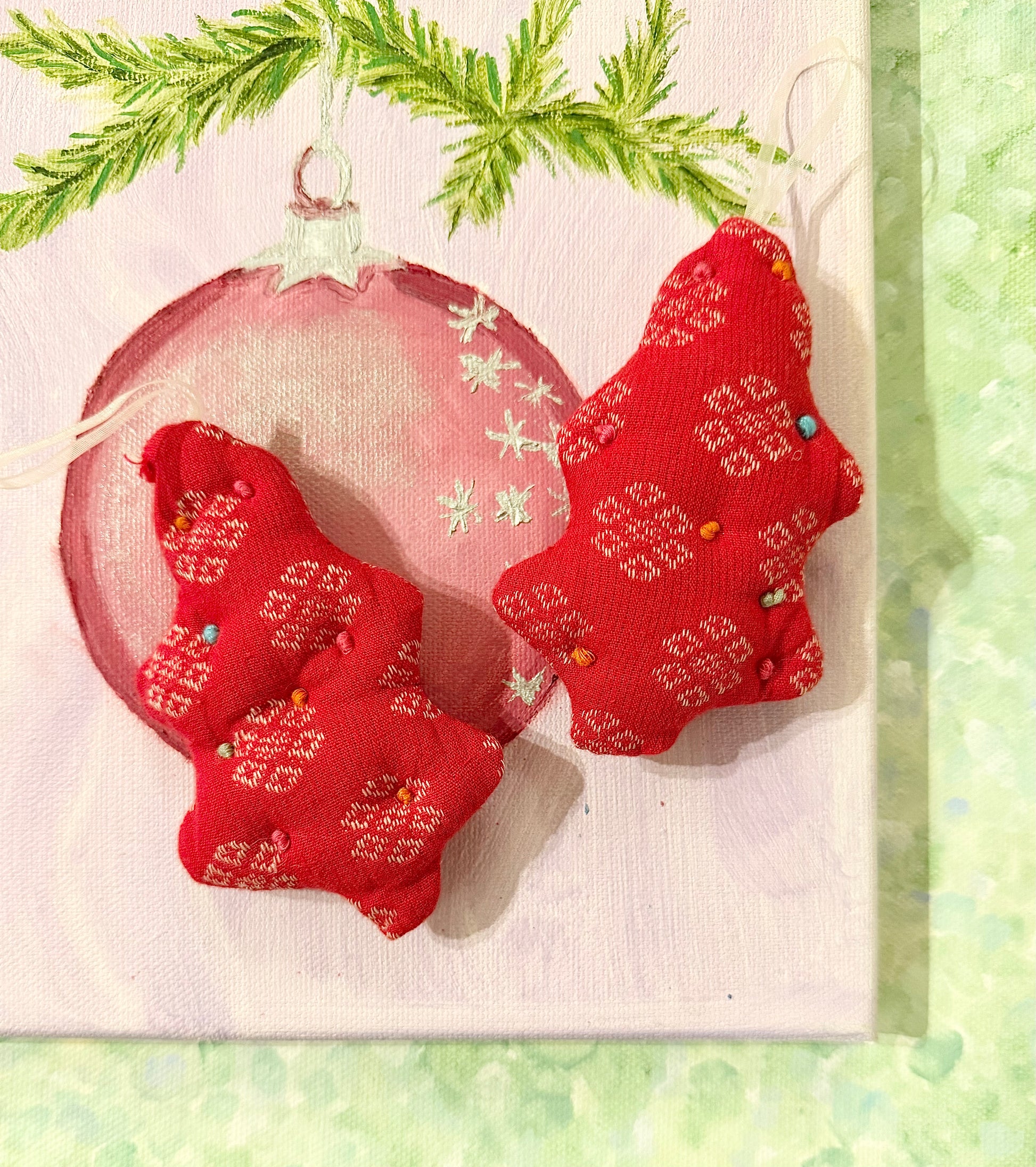 Christmas Ornament Red Tree - 2009