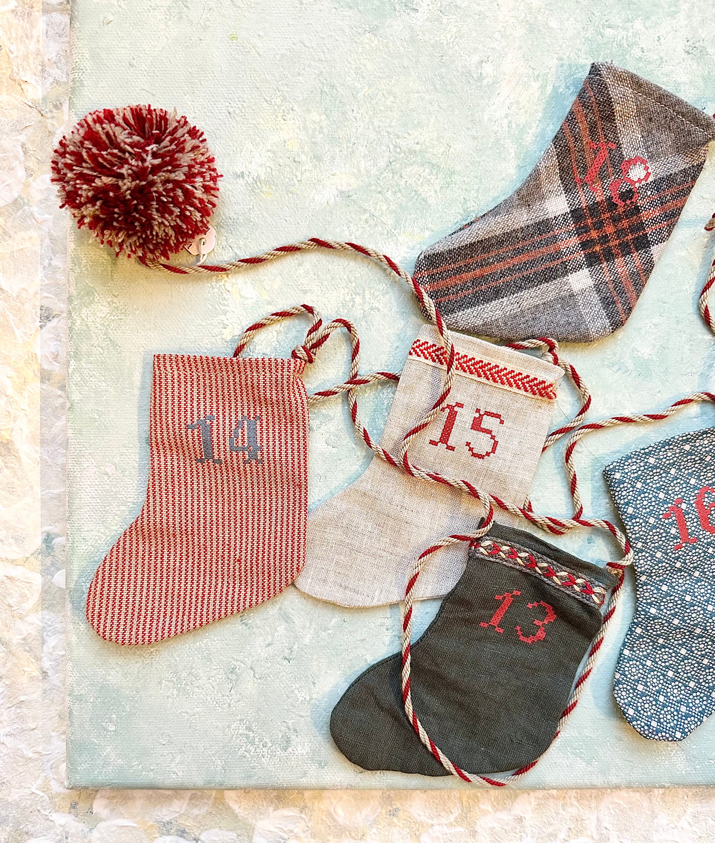 Small Stocking Advent Calendar - 2014