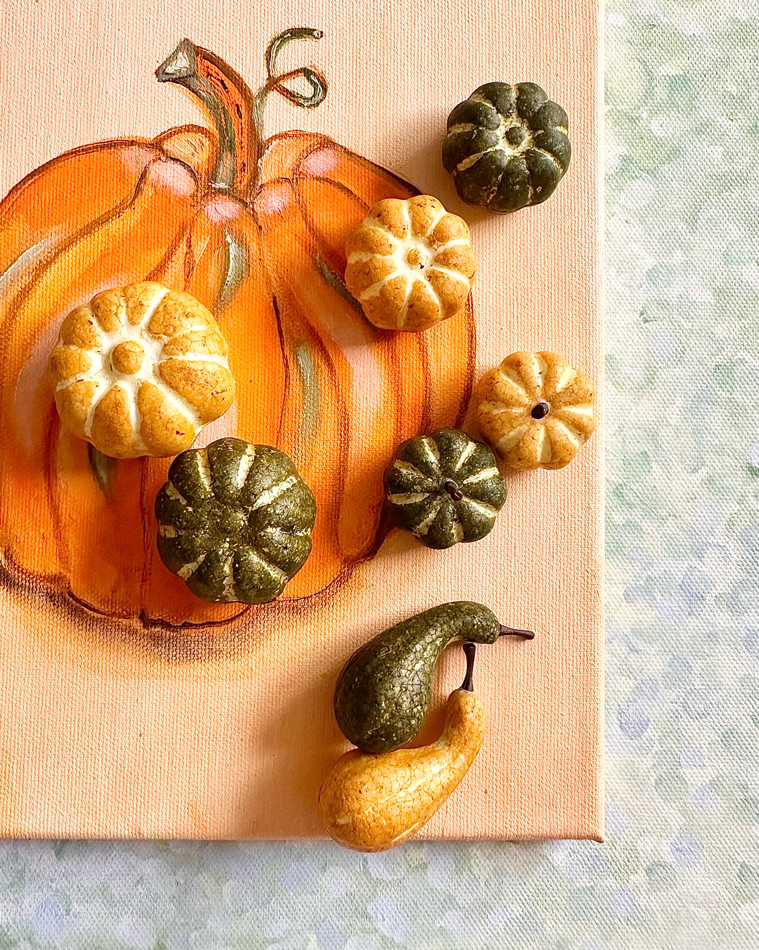 Miniature Halloween Pumpkin