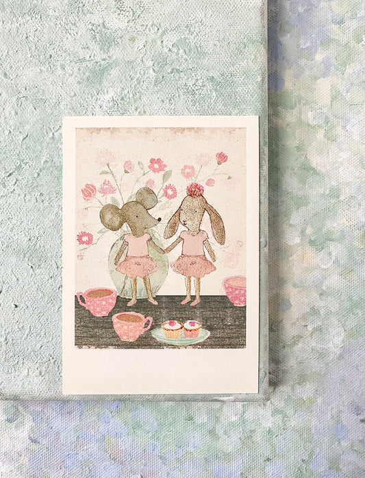Small Birthday Card “Ballerinas” - 2018
