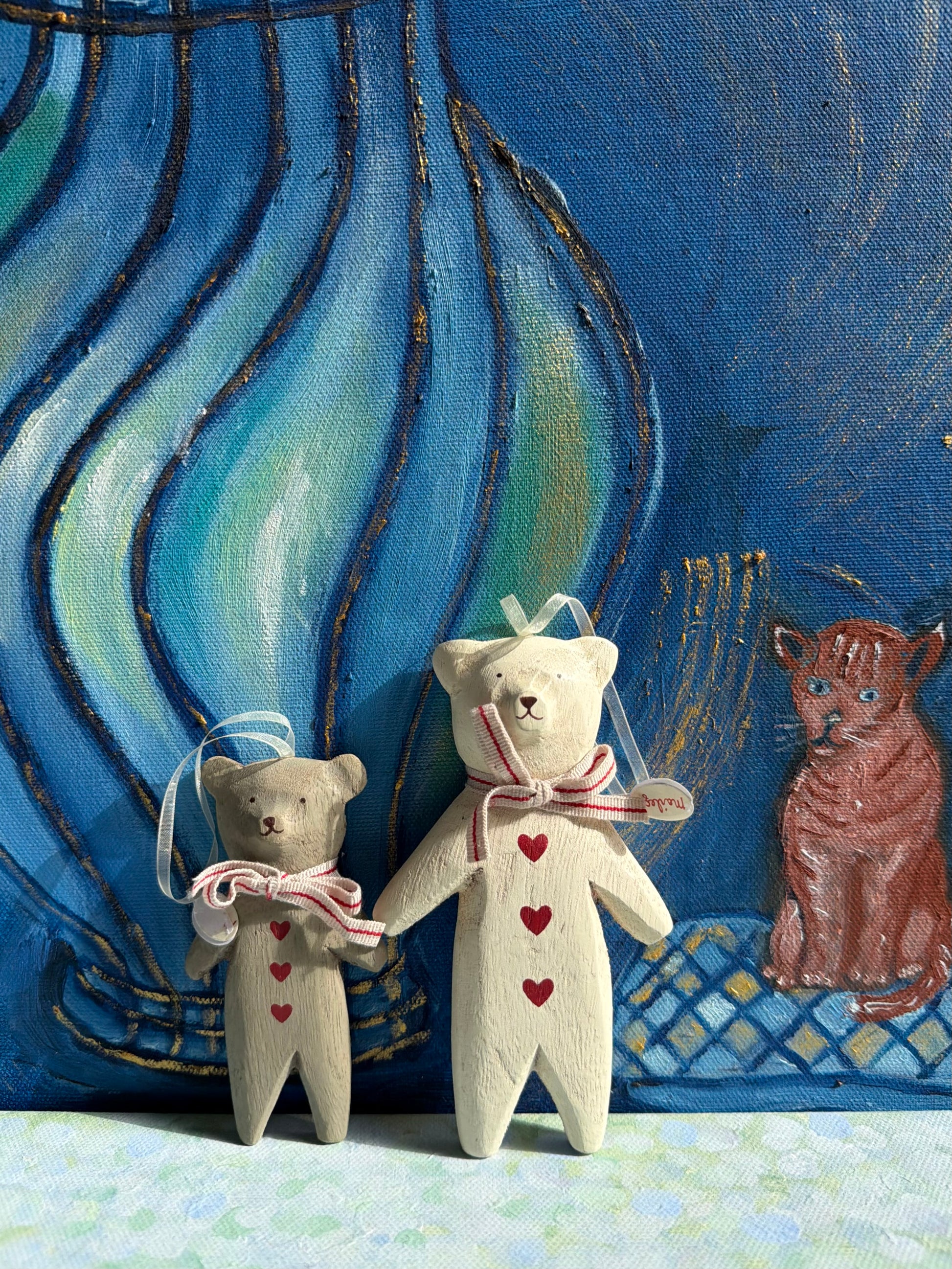 Wooden Teddy Bear - 2010