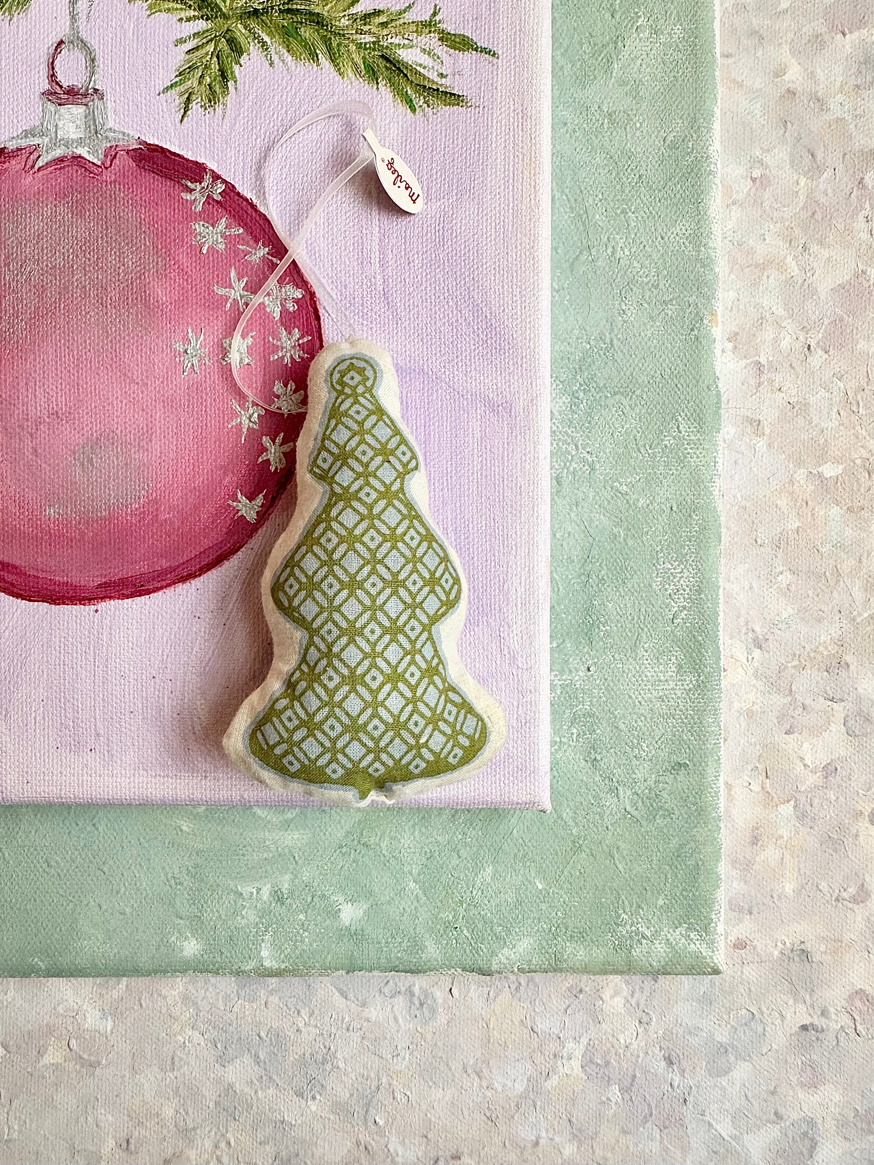 Printed Christmas Tree Ornament - 2010