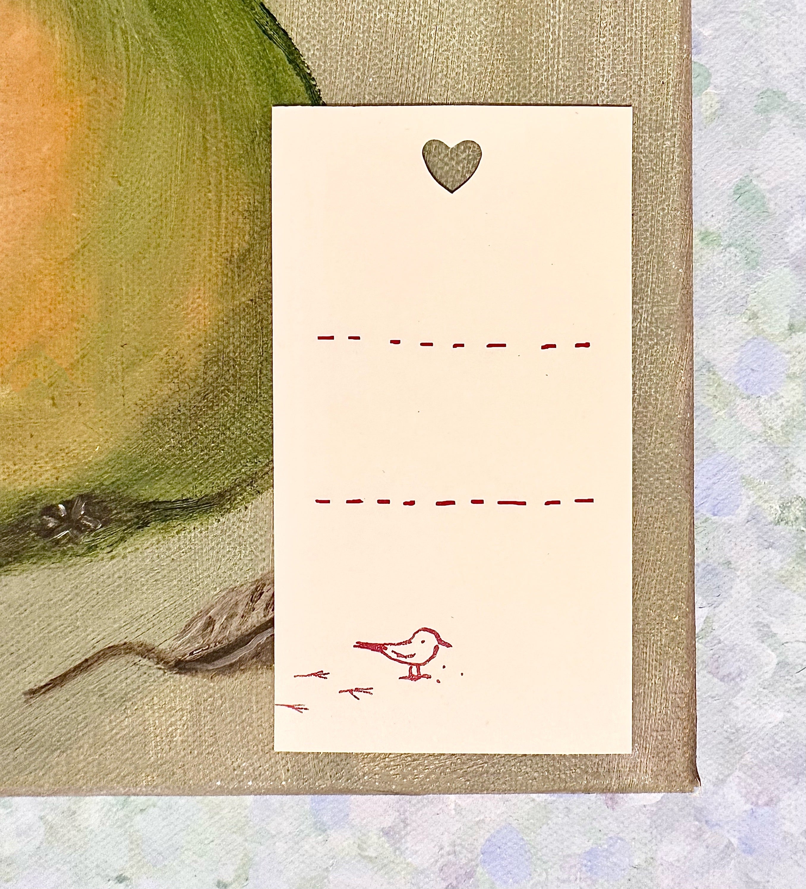 Christmas To/From Card “Snowman” - 2009