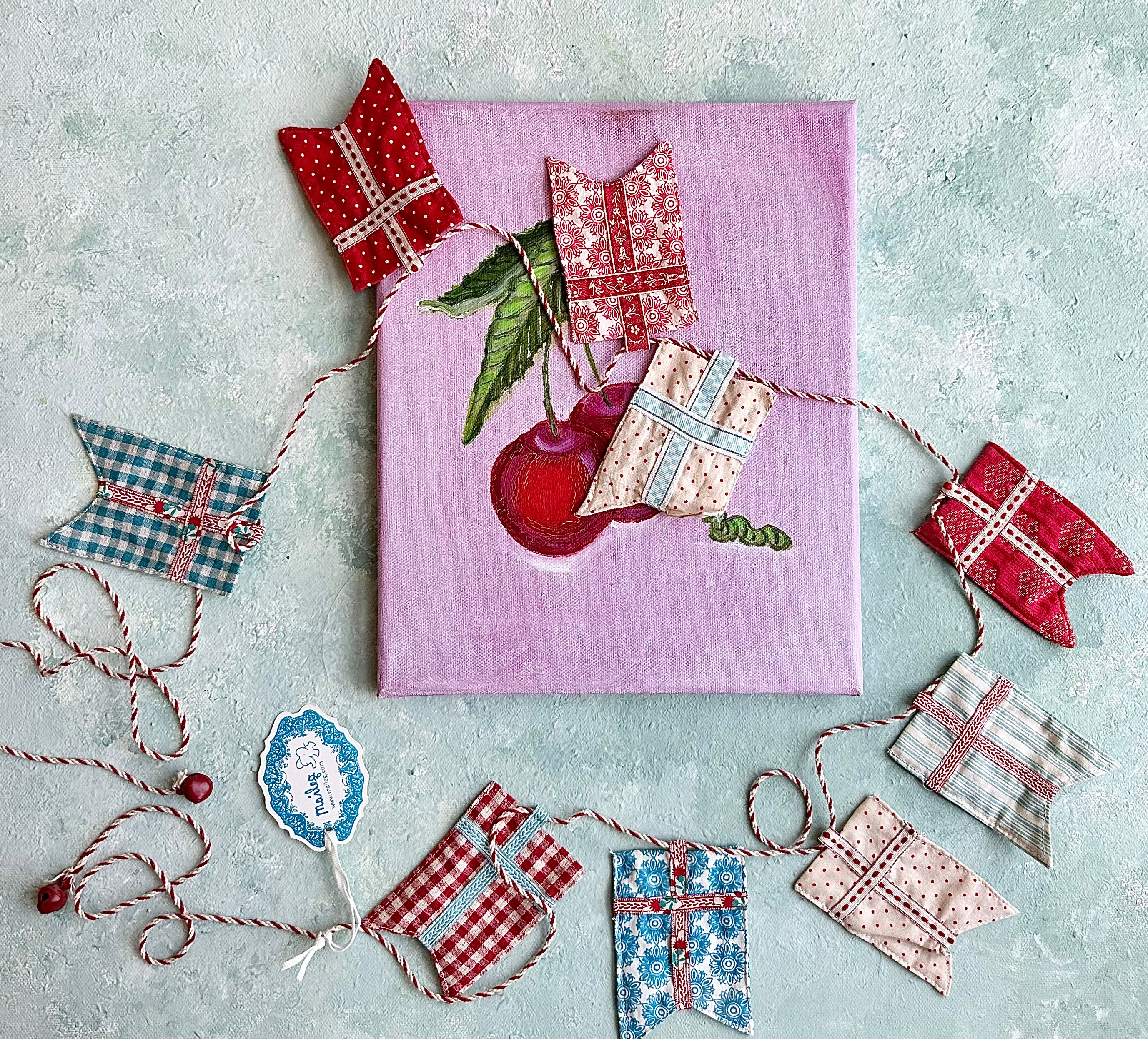 Flag Garland in Tin - 2009