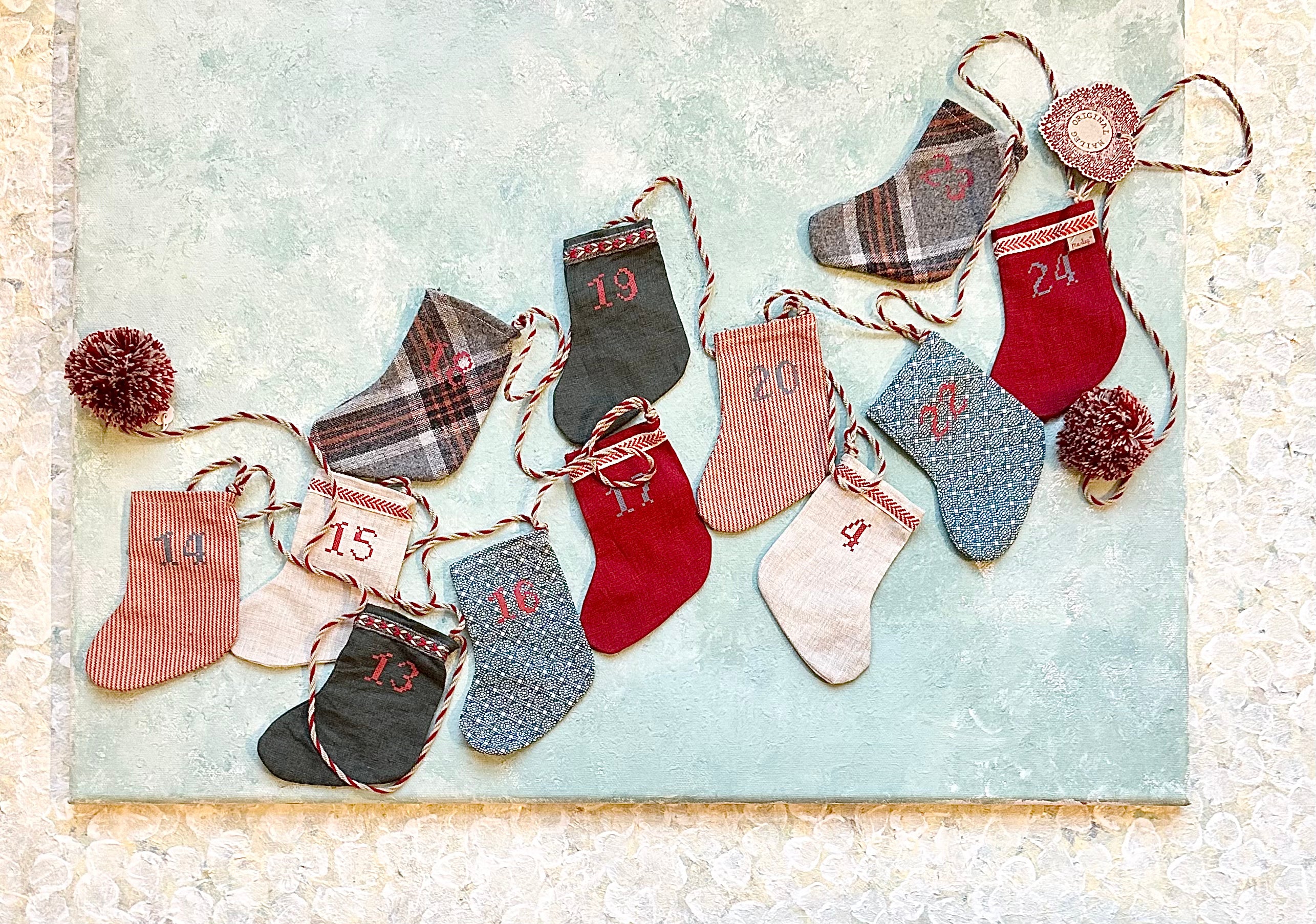 Small Stocking Advent Calendar - 2014