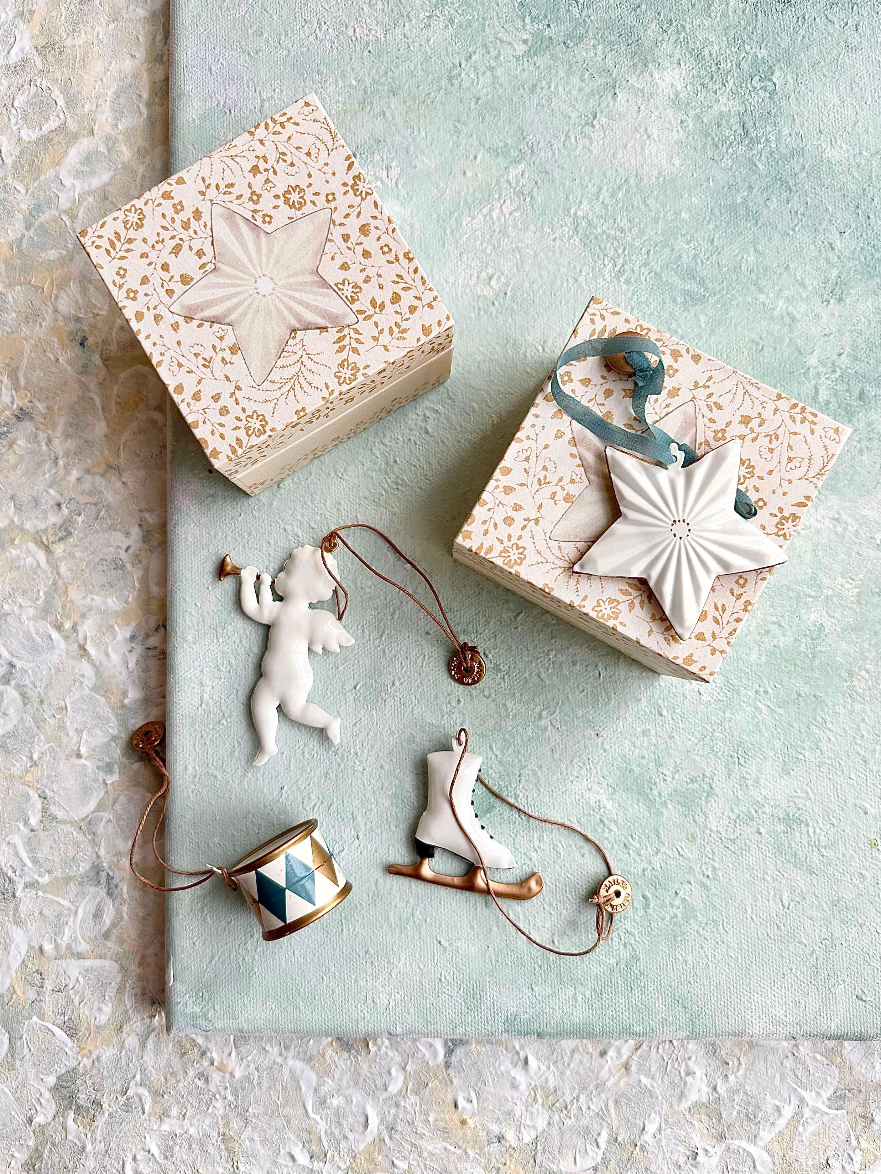 Christmas Metal Ornament in Box - 2016