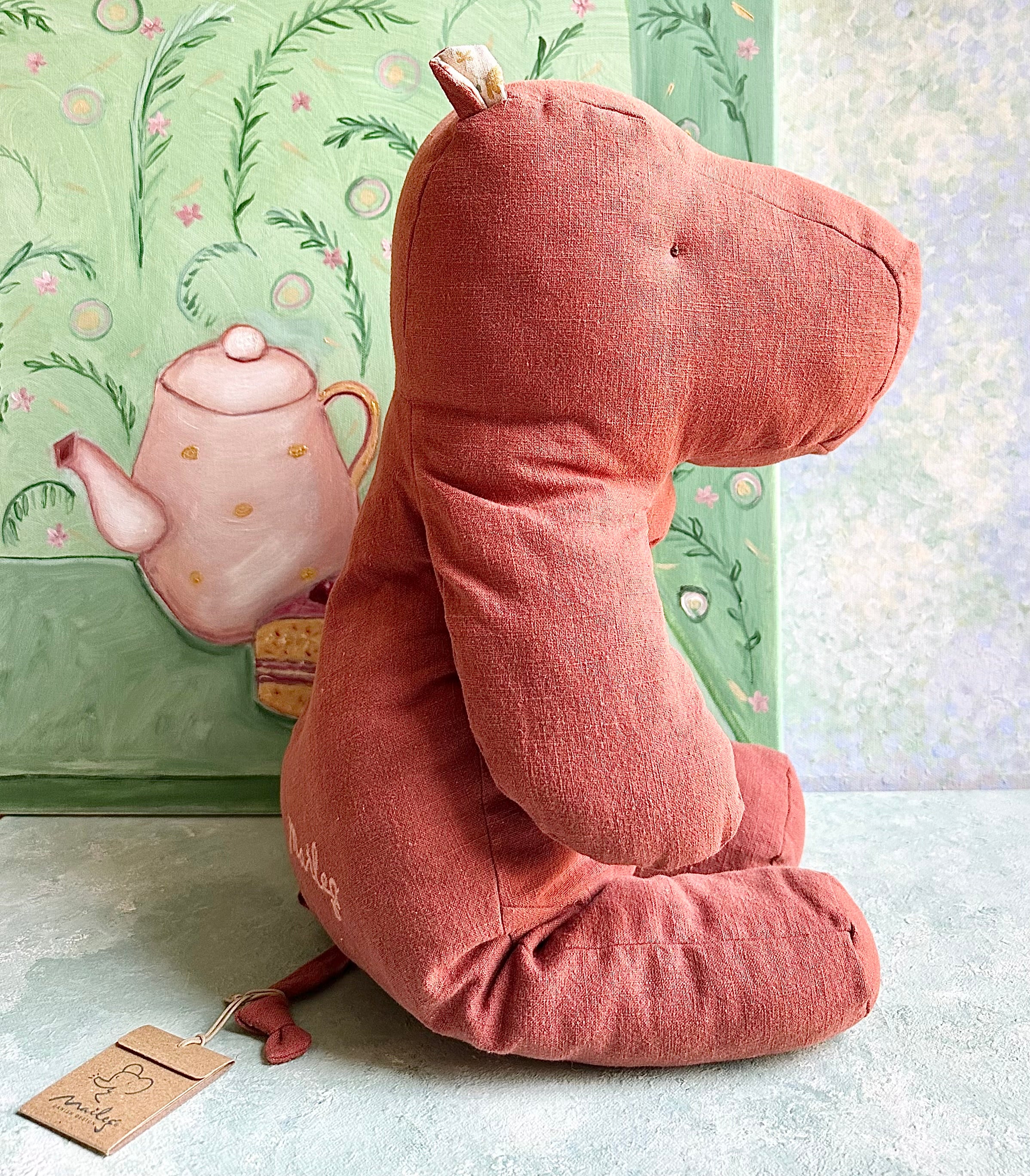 Safari Friends: Large Hippo (Dusty Plum) - 2020