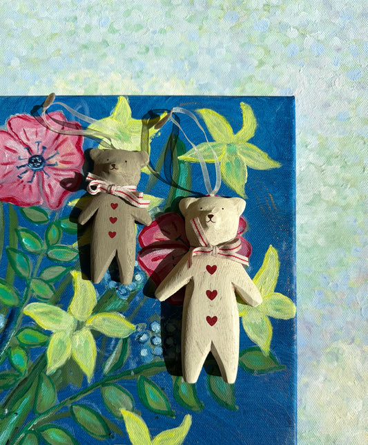 Wooden Teddy Bear - 2010