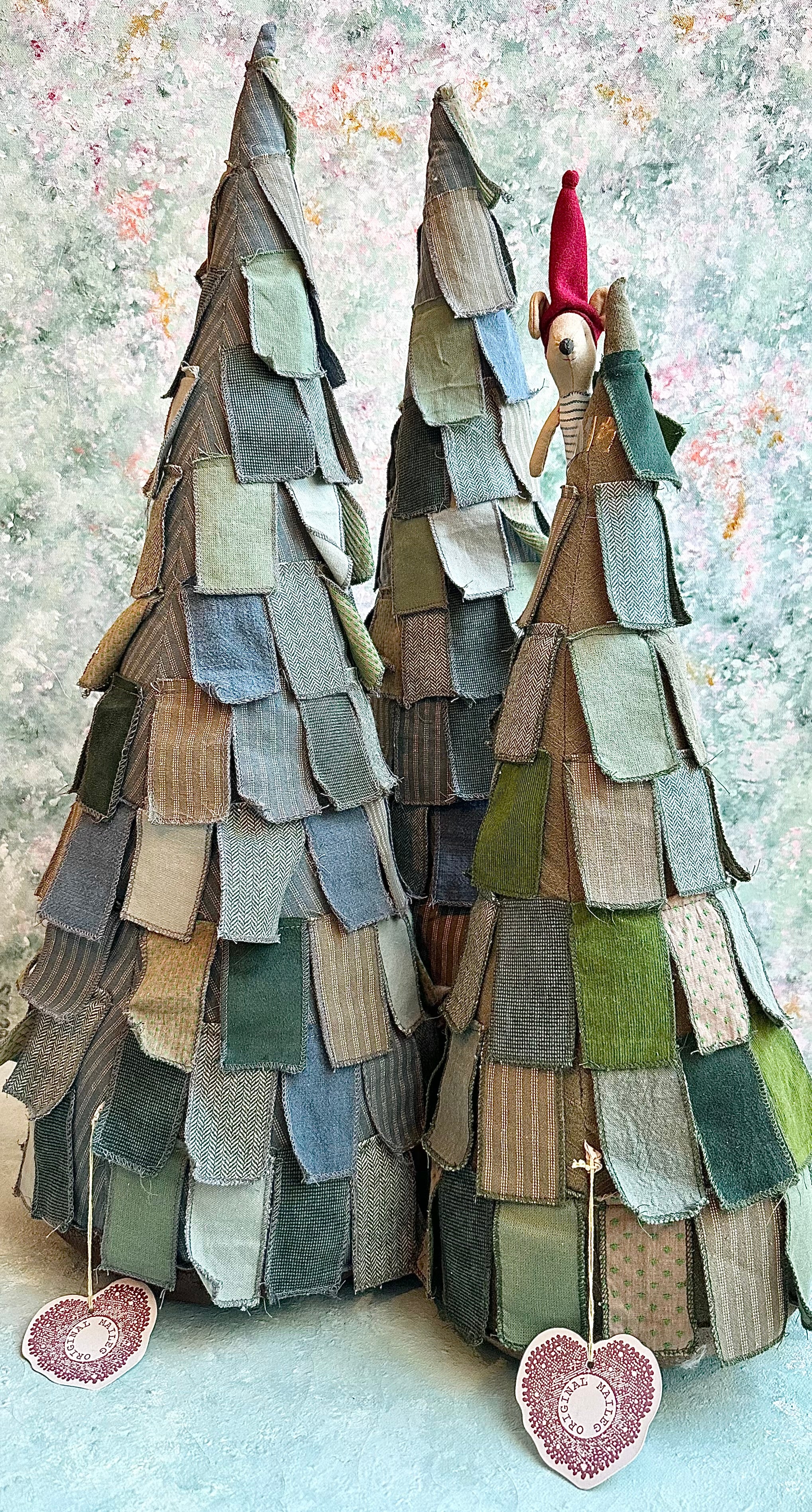 Small Christmas Tree in Fabric - 2016