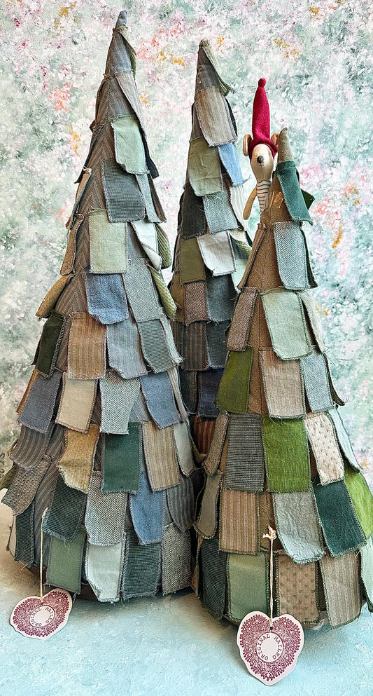 Small Christmas Tree in Fabric - 2016