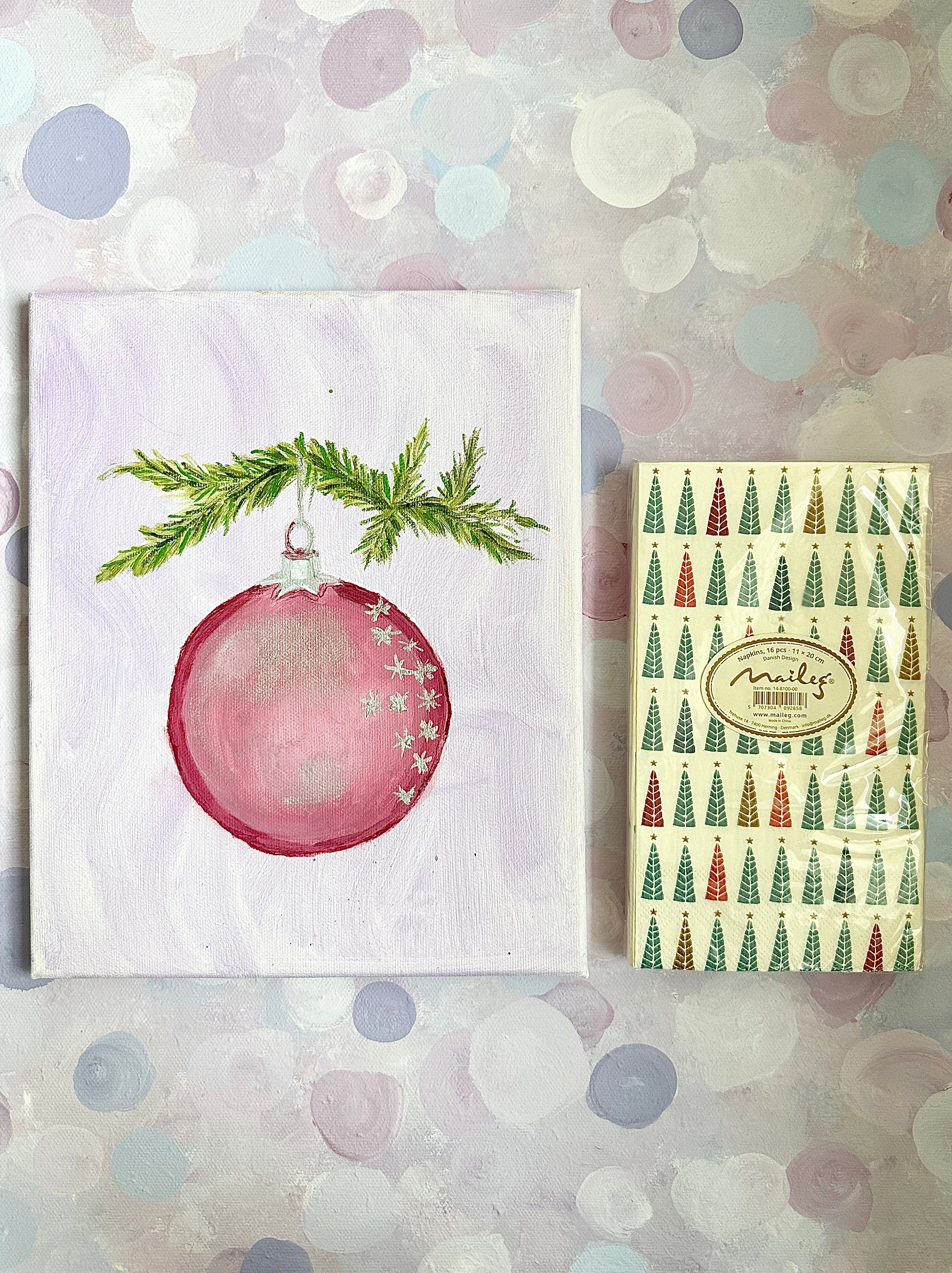 Christmas Napkins: “Trees” - 2017